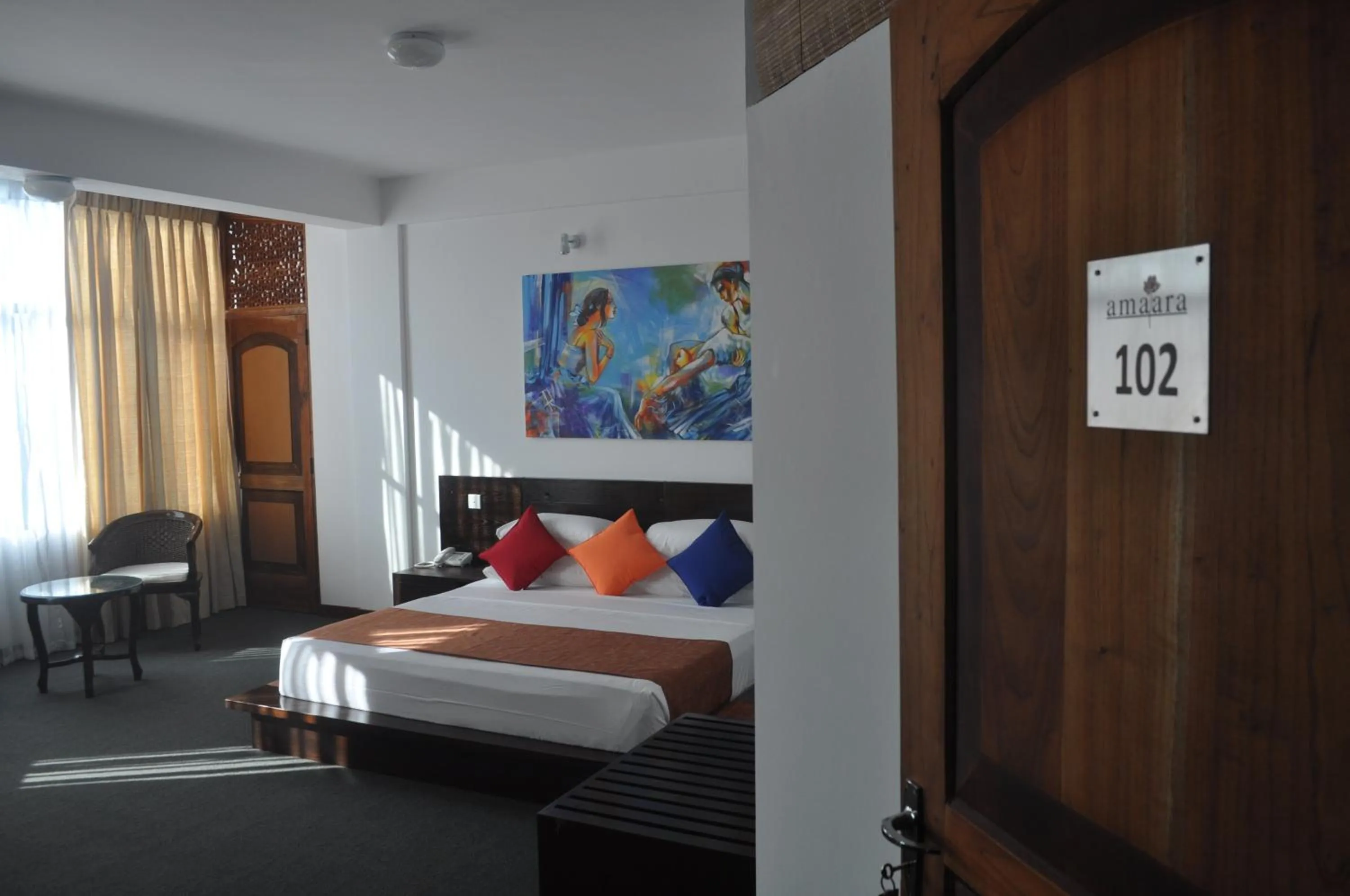 Bed in Amaara Sky Hotel Kandy