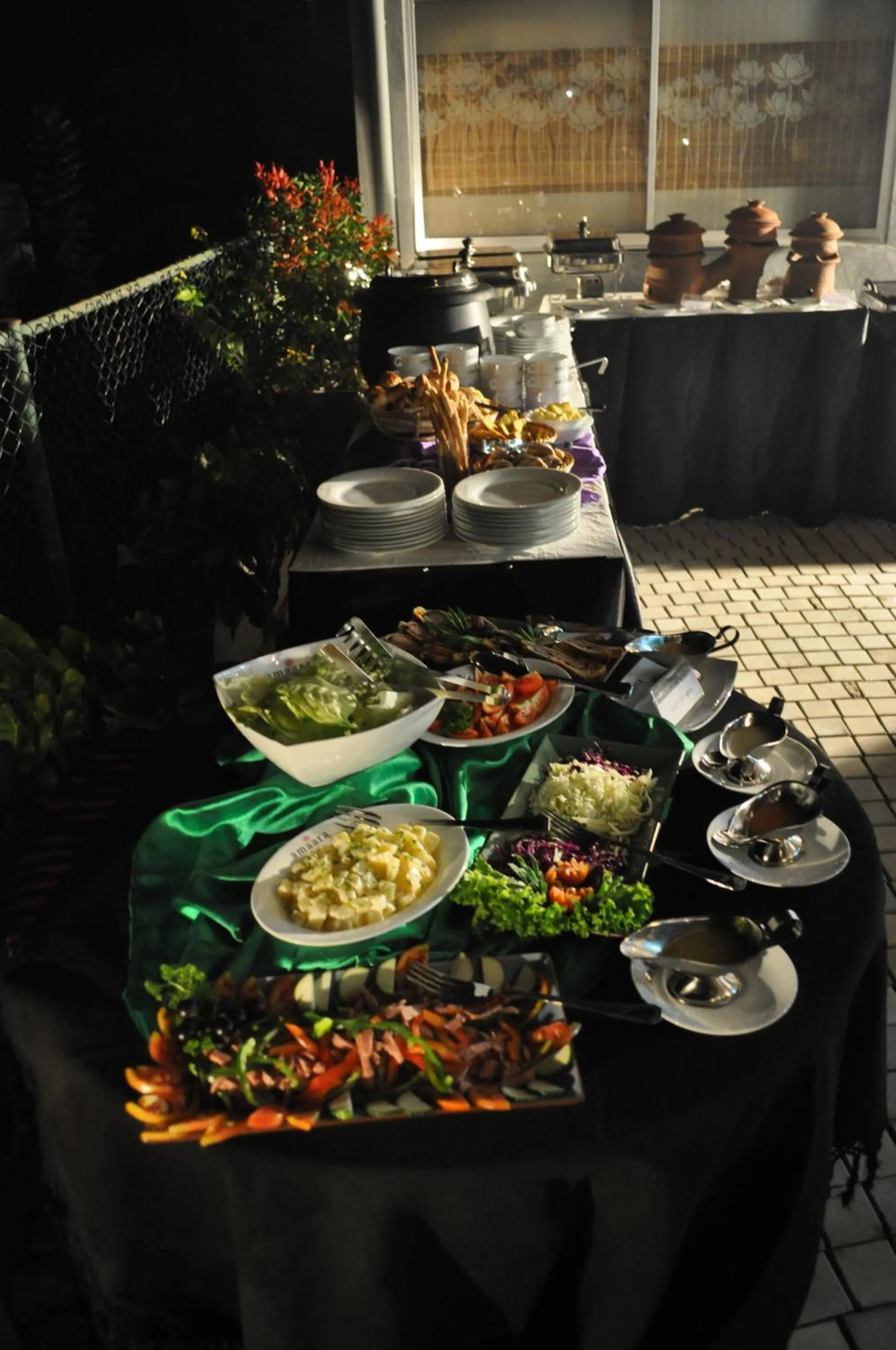 BBQ facilities in Amaara Sky Hotel Kandy