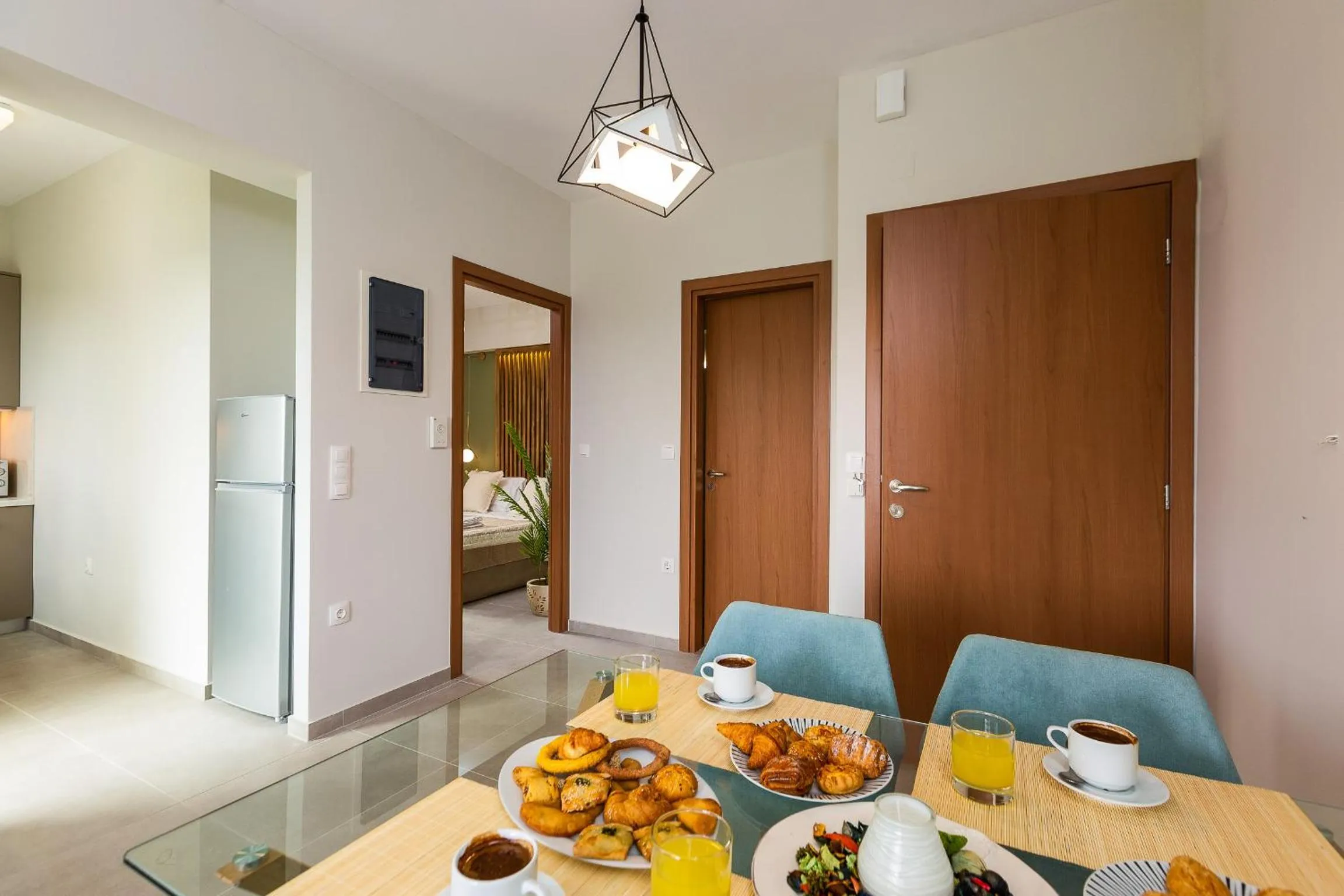 Living room in Vigla Suites