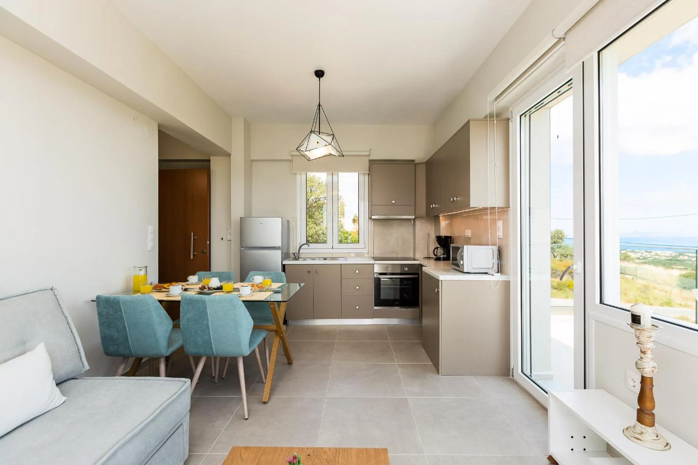 Kitchen or kitchenette in Vigla Suites