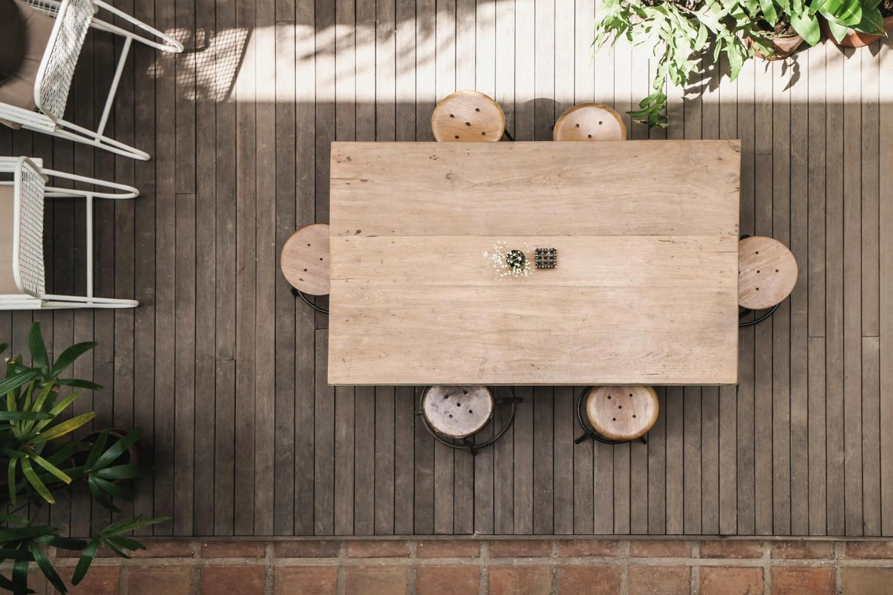 Seating area in Brown Feather Batu Belig