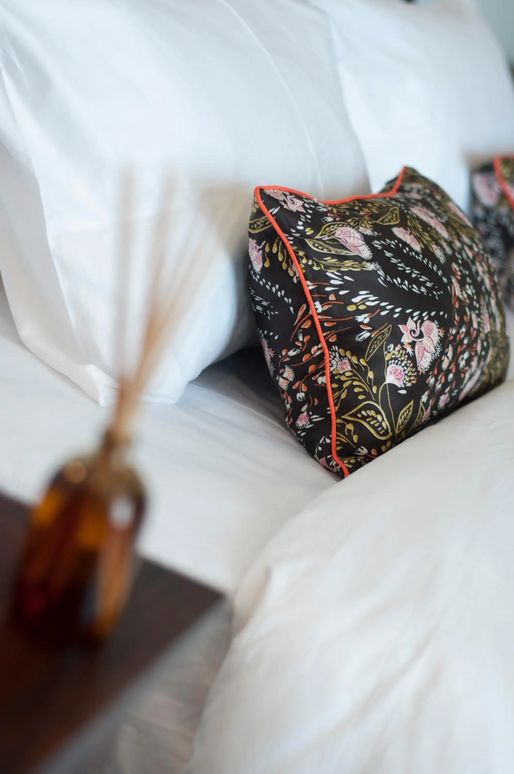 Bed in Brown Feather Batu Belig