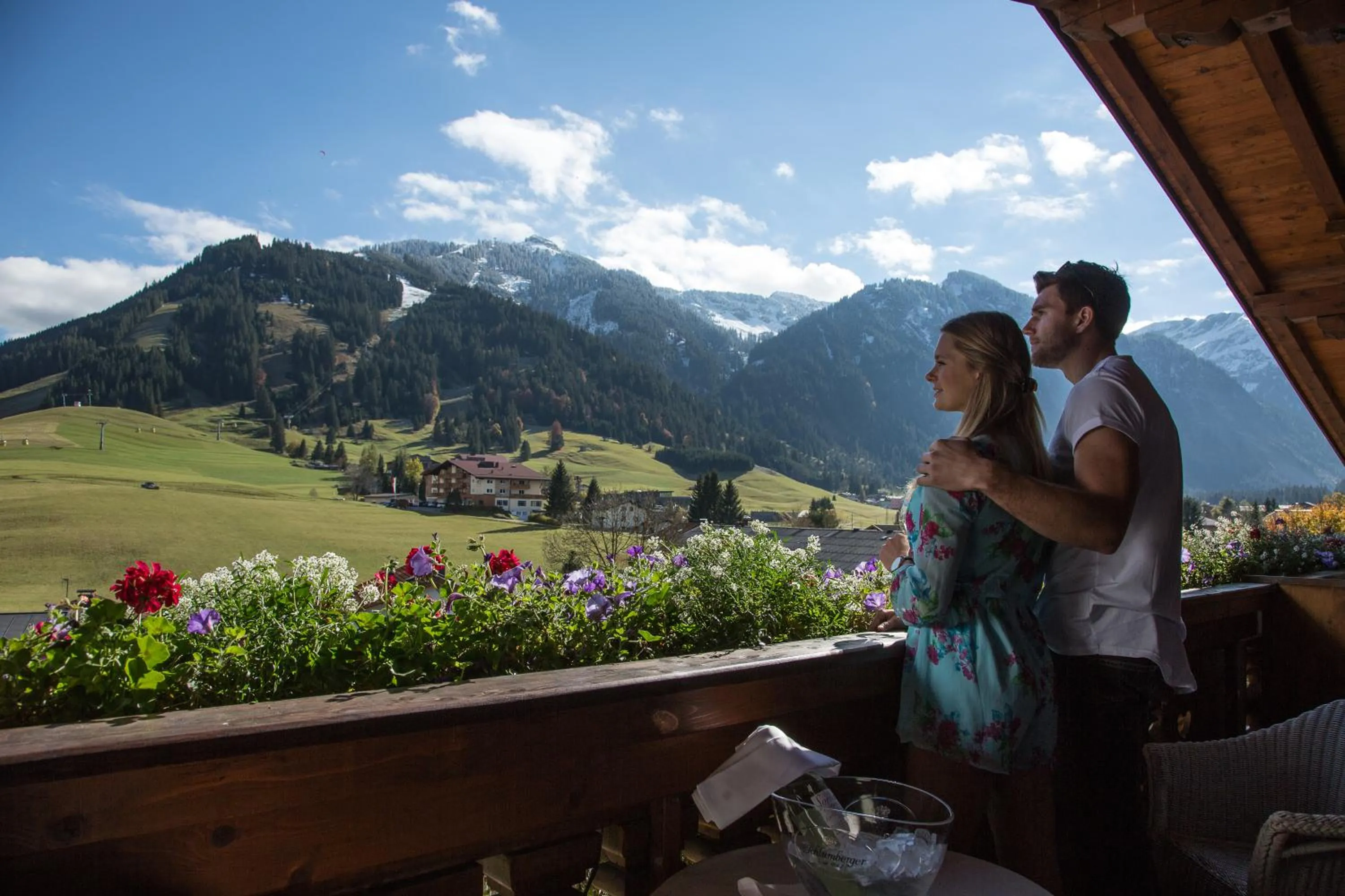 Mountain view in Das Traditionshotel Schwarzer Adler