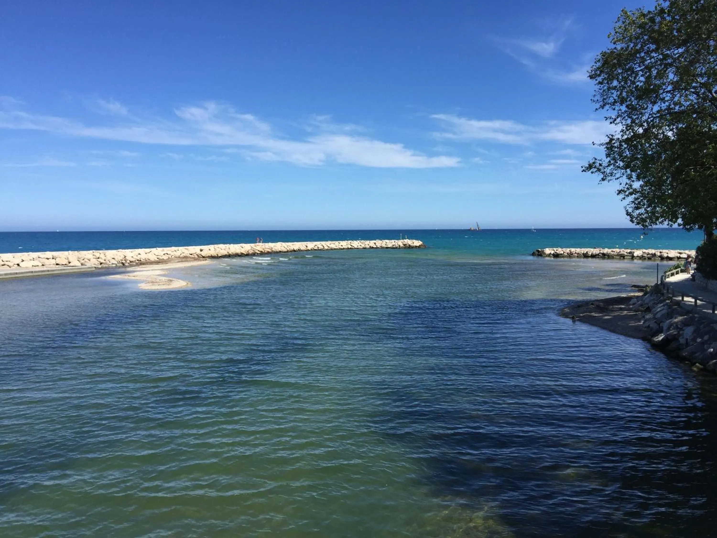 Natural landscape in Villa Louise-Rose