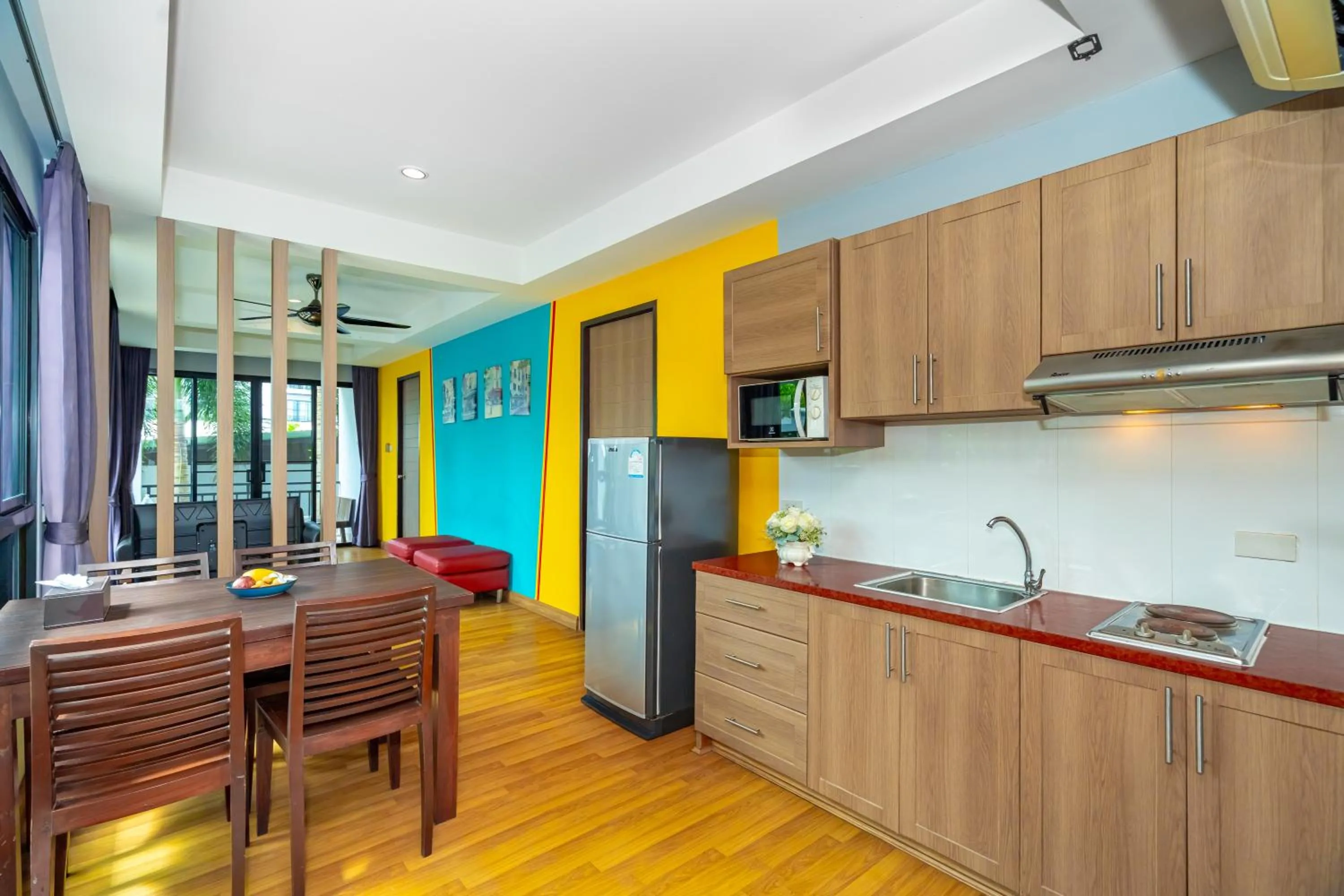 Kitchen or kitchenette in Anchan Boutique Hotel