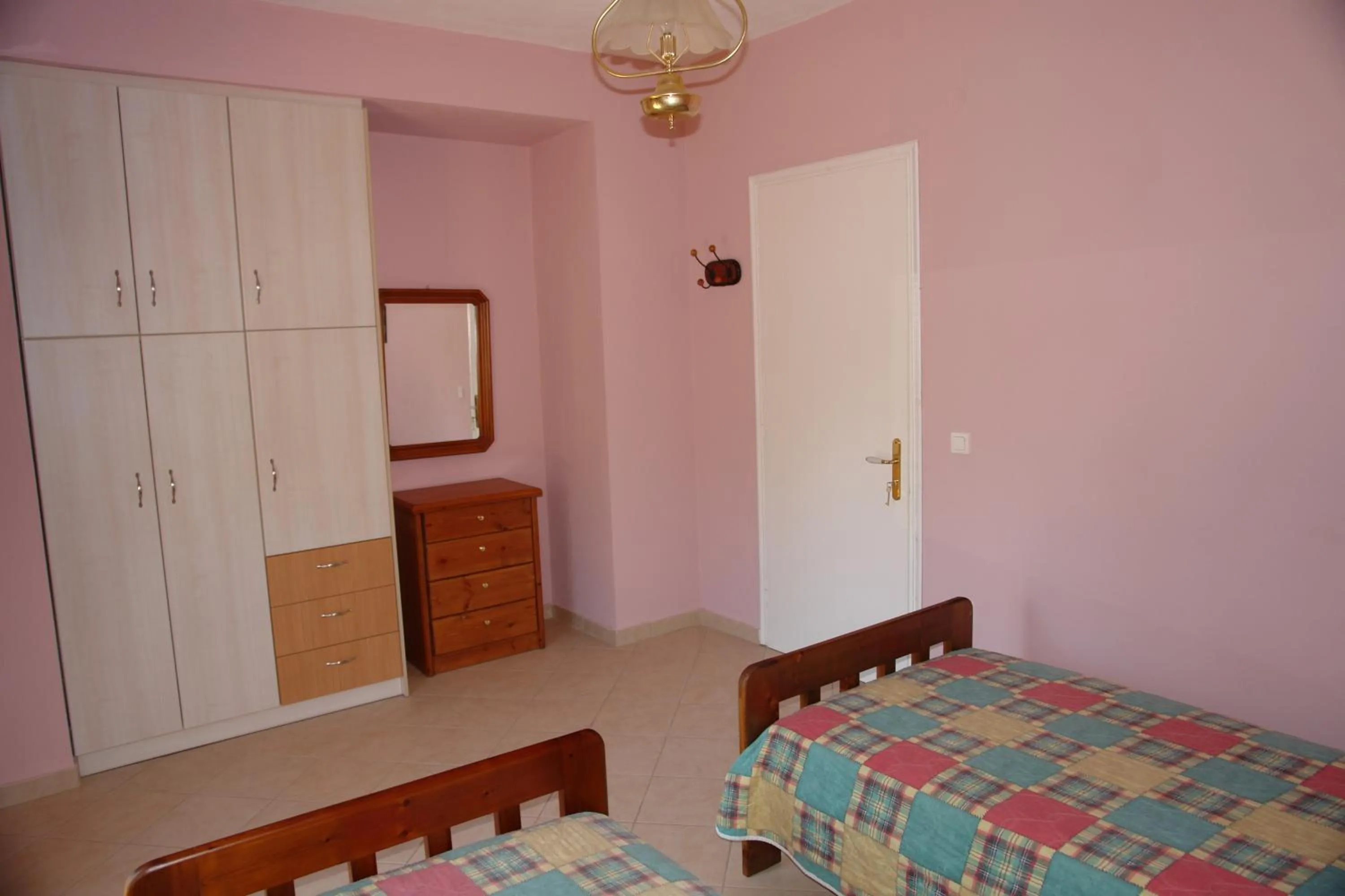 Bedroom, Bed in Villa Nefeli