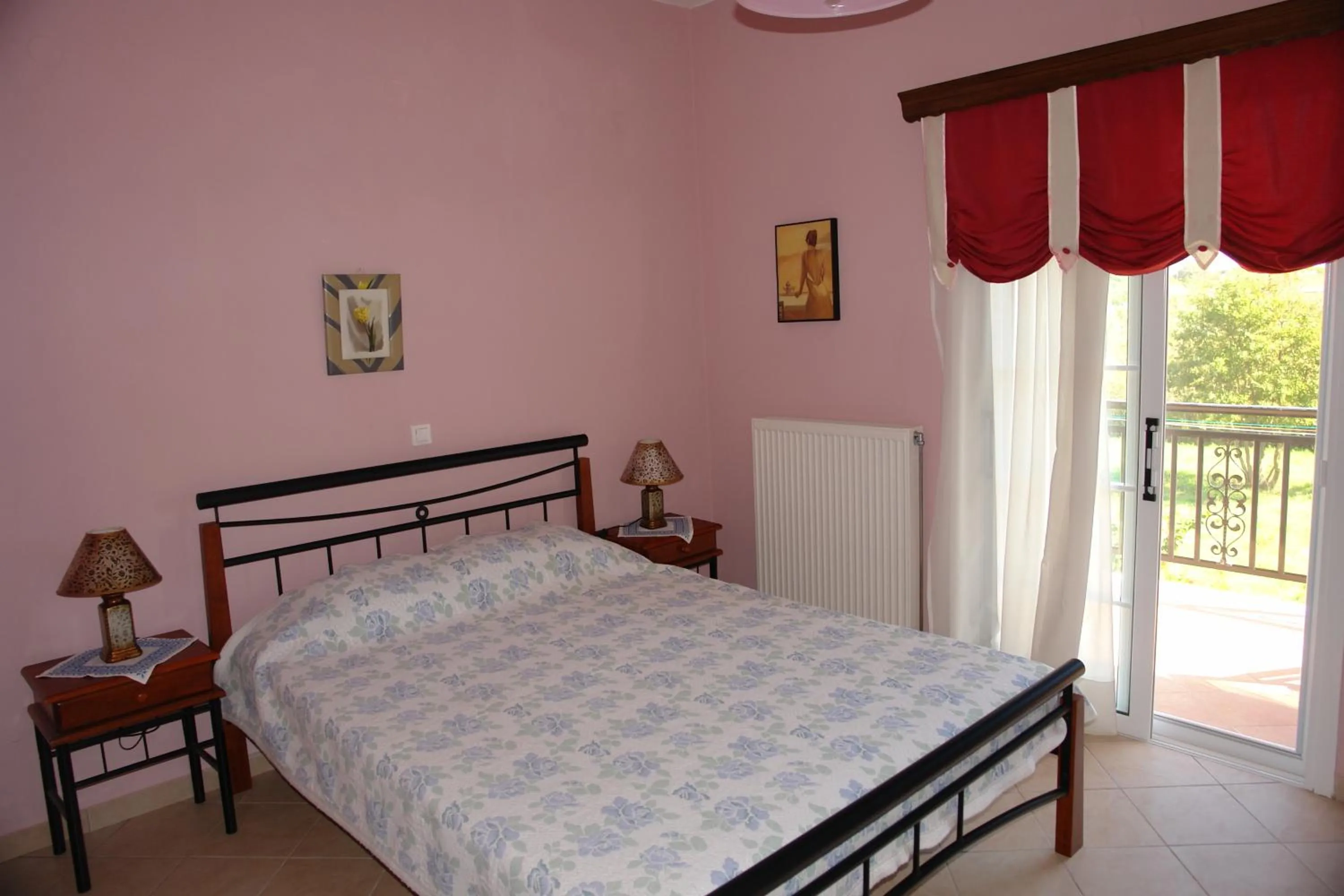 Bedroom, Bed in Villa Nefeli