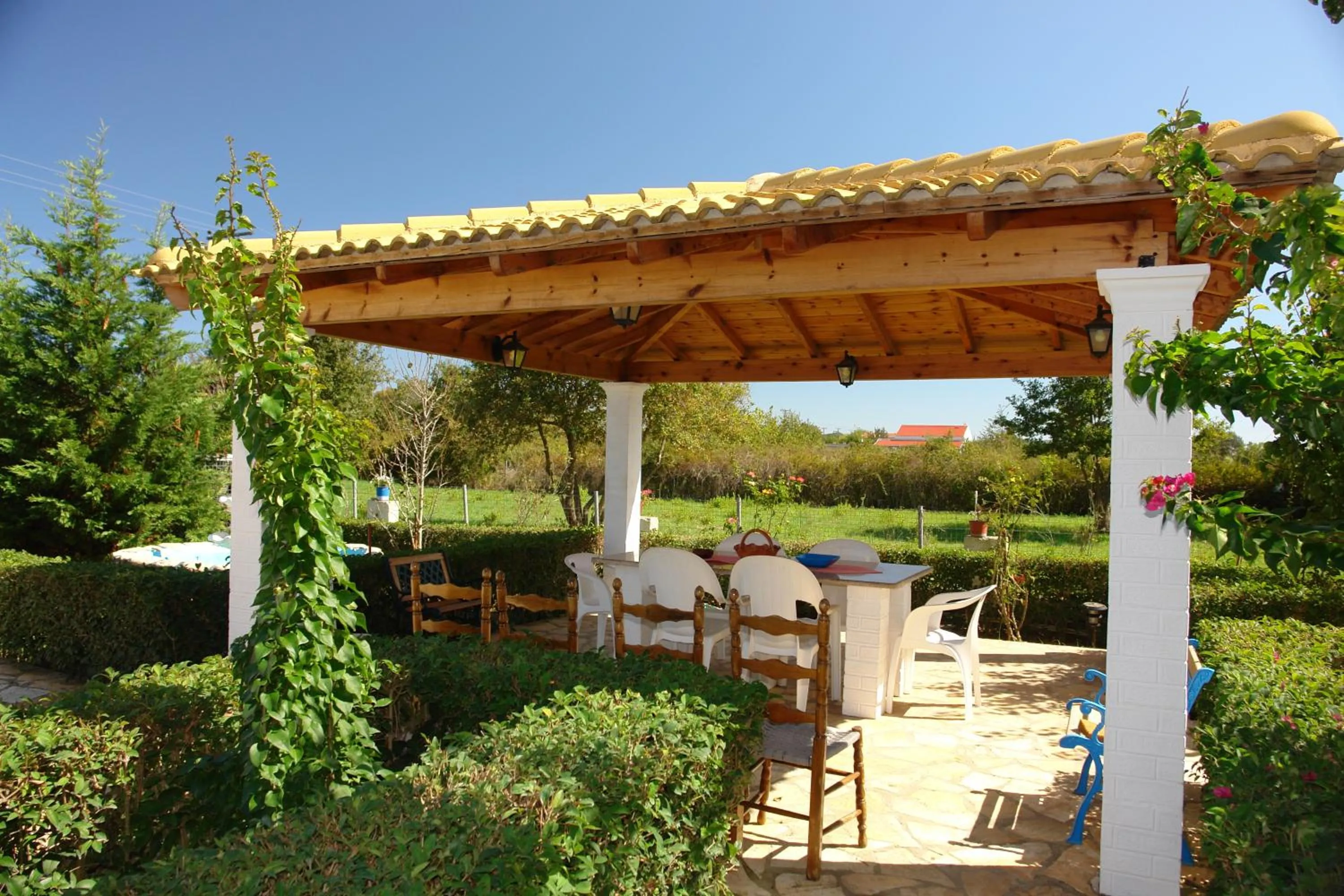 BBQ facilities in Villa Nefeli
