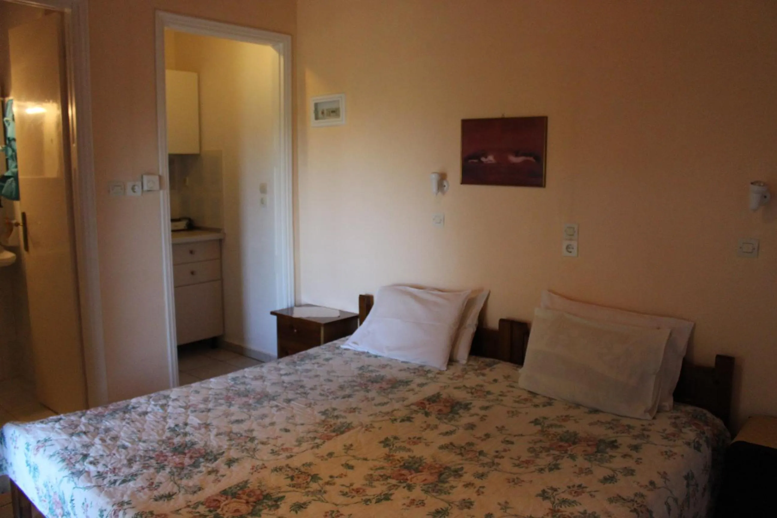 Bedroom, Bed in Villa Nefeli