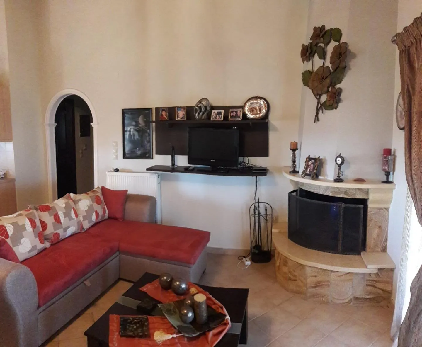 Living room in Villa Nefeli