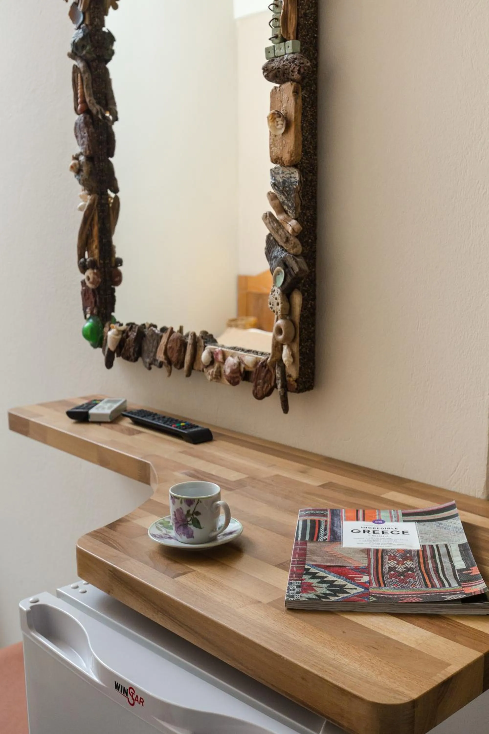 Decorative detail in Arodamos Studios & Apts