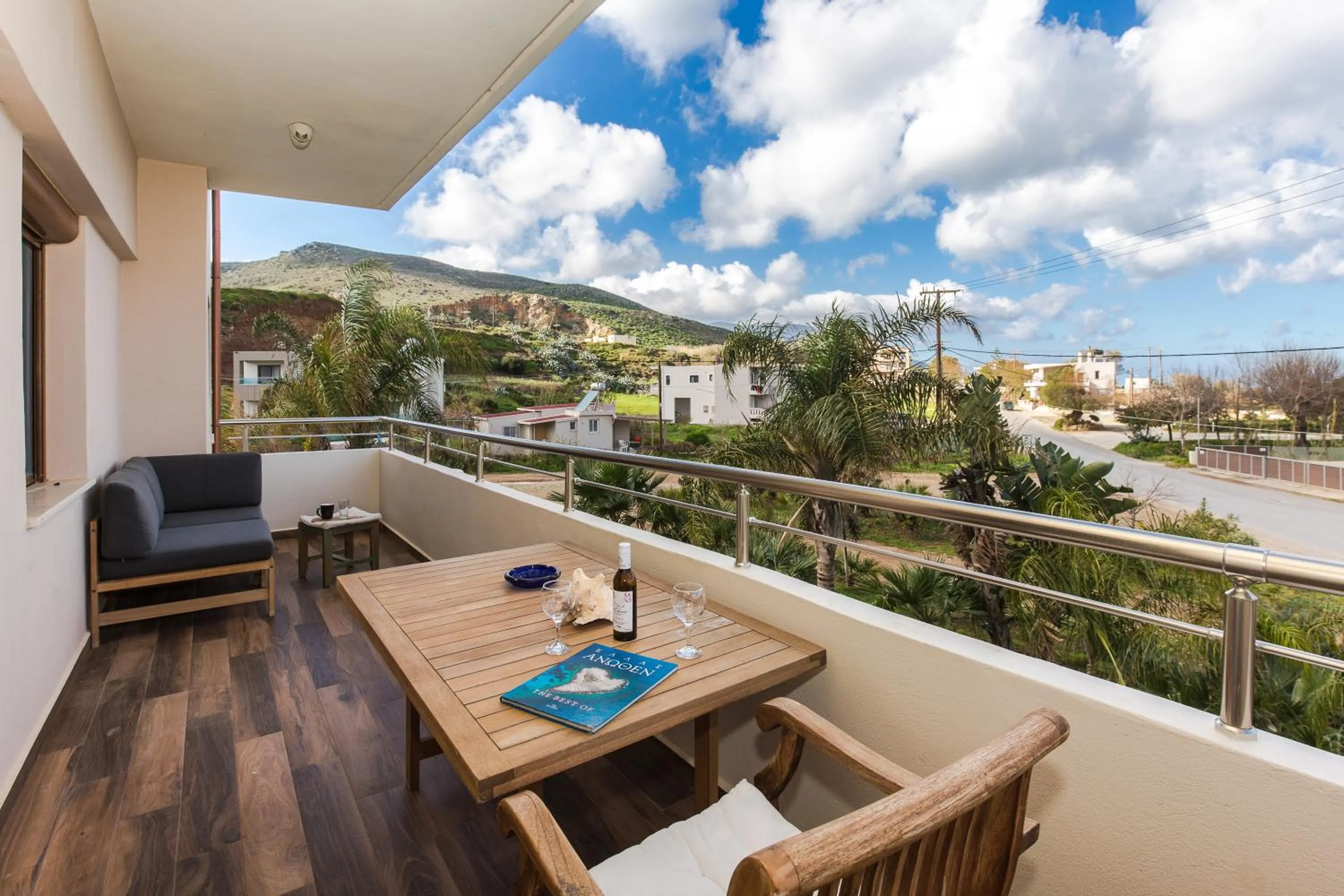 Balcony/Terrace in Arodamos Studios & Apts