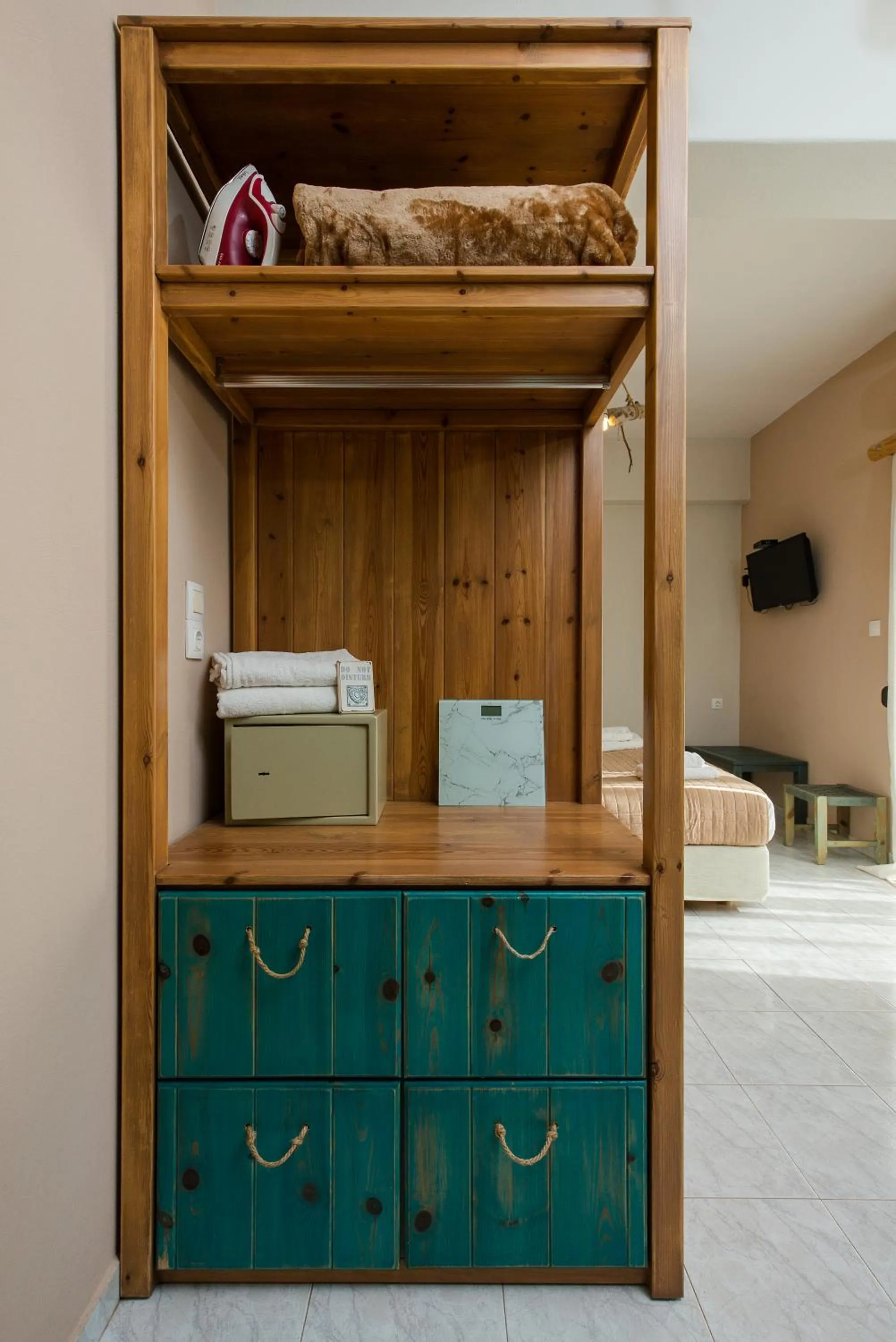 wardrobe in Arodamos Studios & Apts