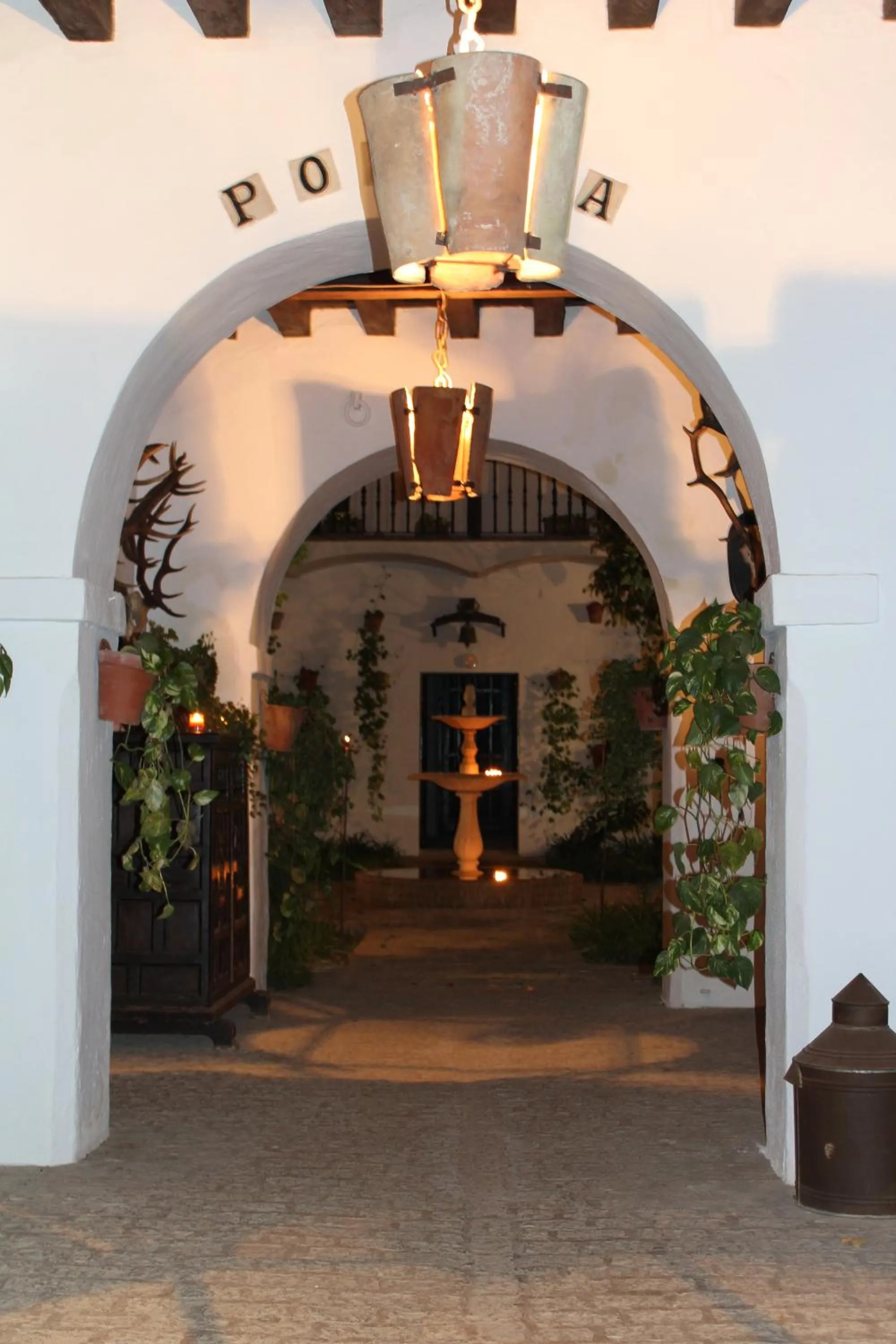 Patio in Hotel Cortijo El Esparragal