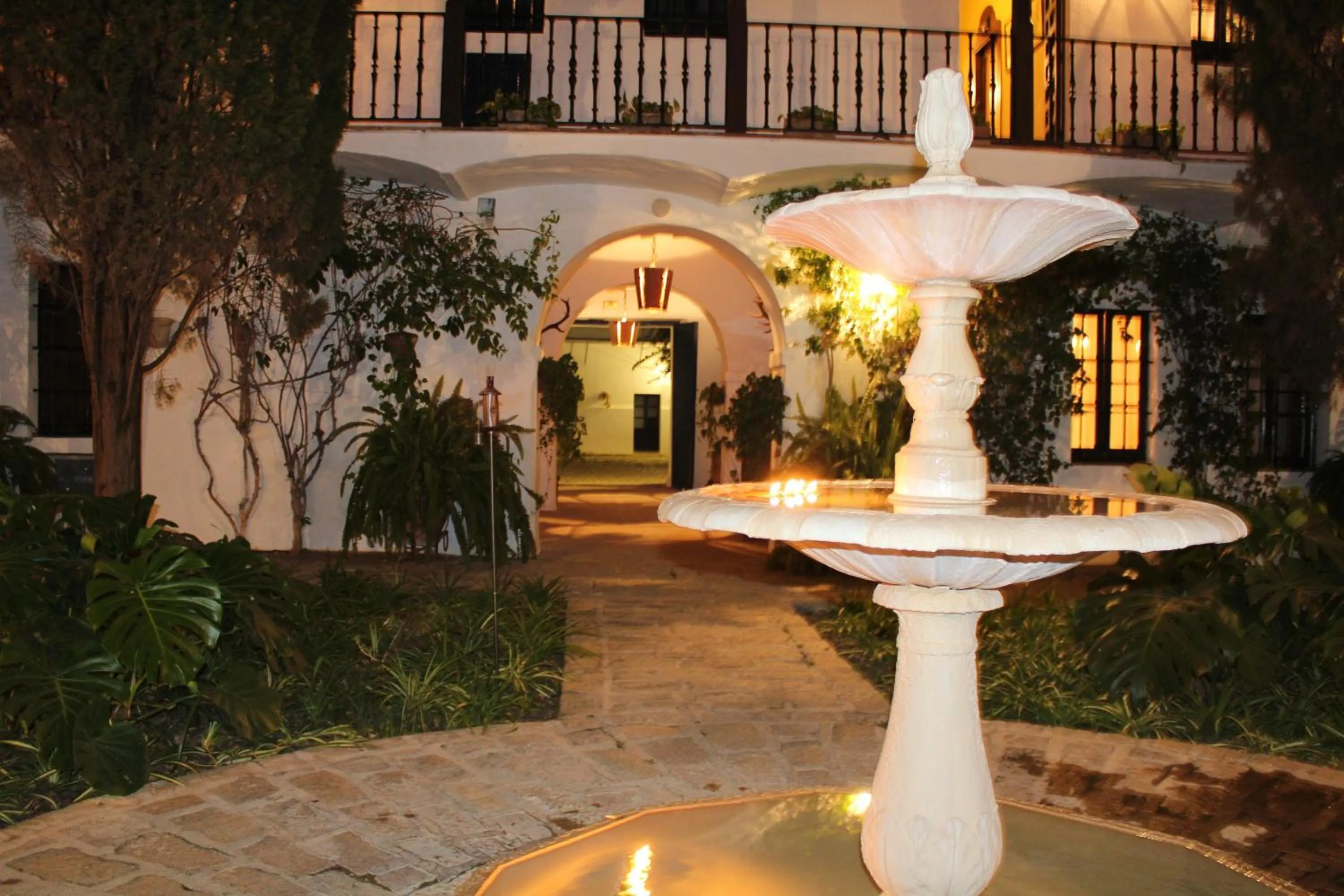 Patio in Hotel Cortijo El Esparragal