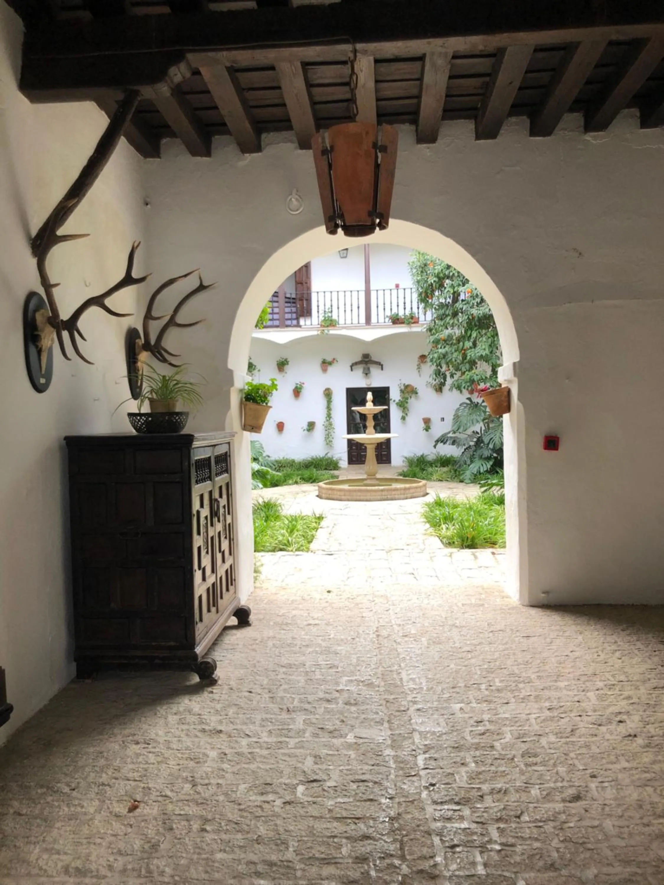Patio in Hotel Cortijo El Esparragal