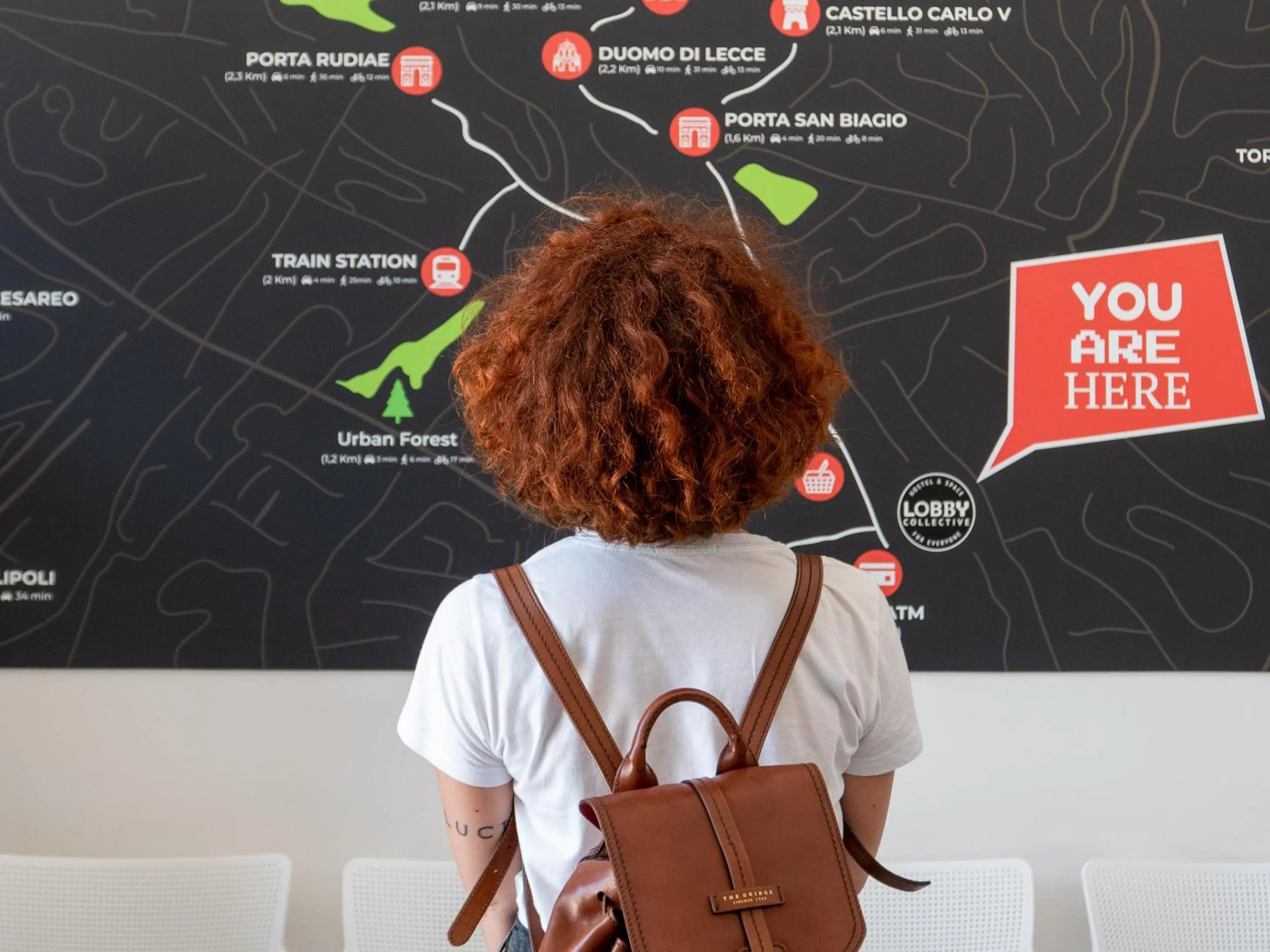 Staff in Lobby Collective Hostel - Lecce