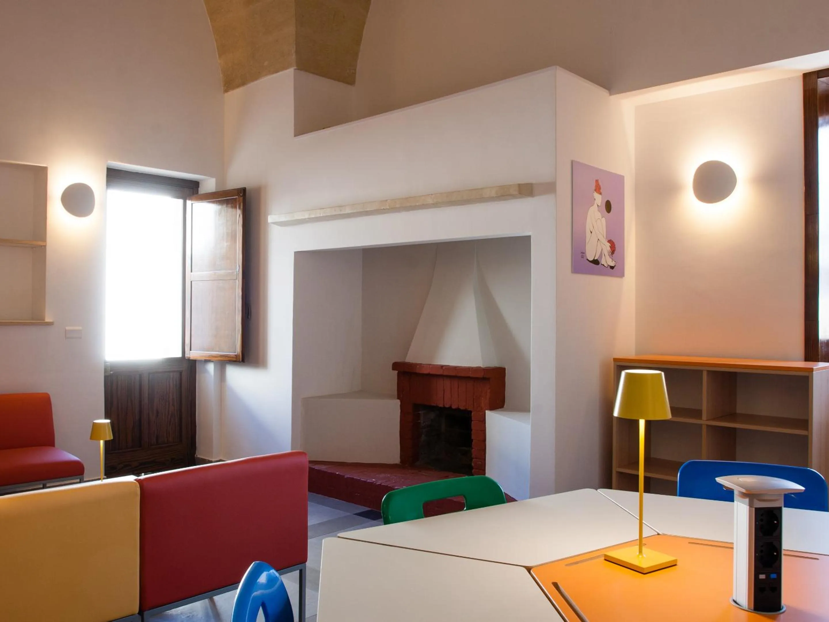 Living room in Lobby Collective Hostel - Lecce