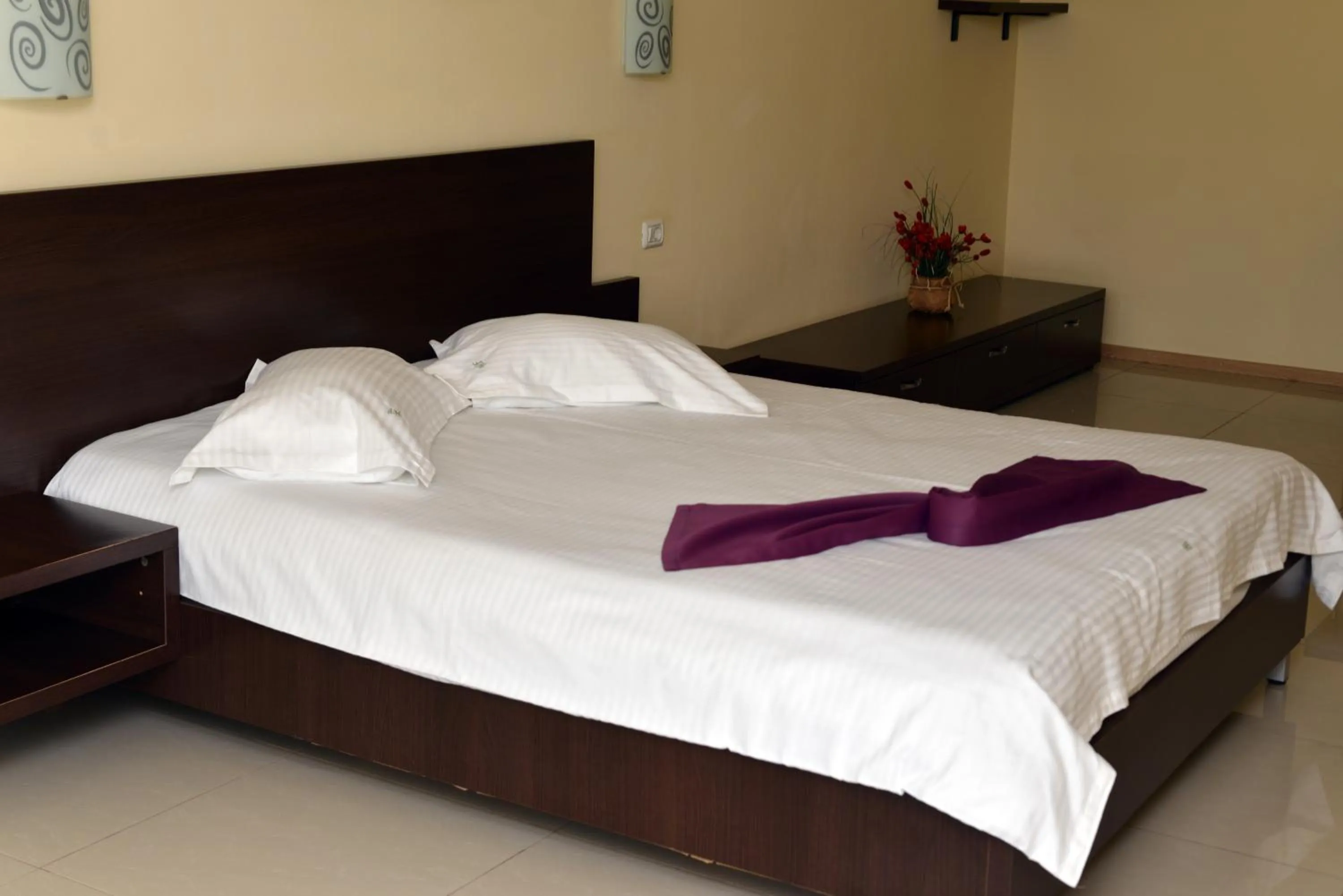 Bed in Hotel Fortuna