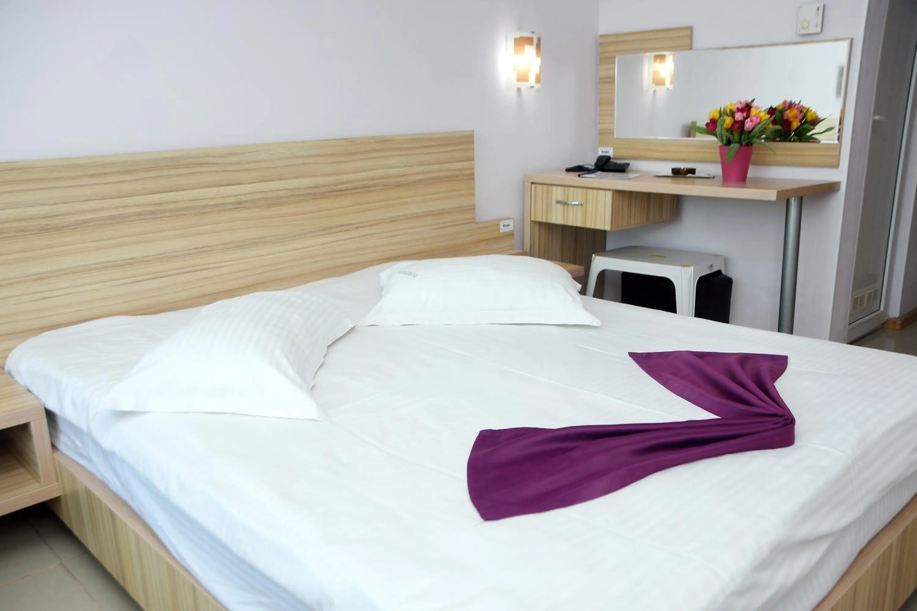 Bed in Hotel Fortuna