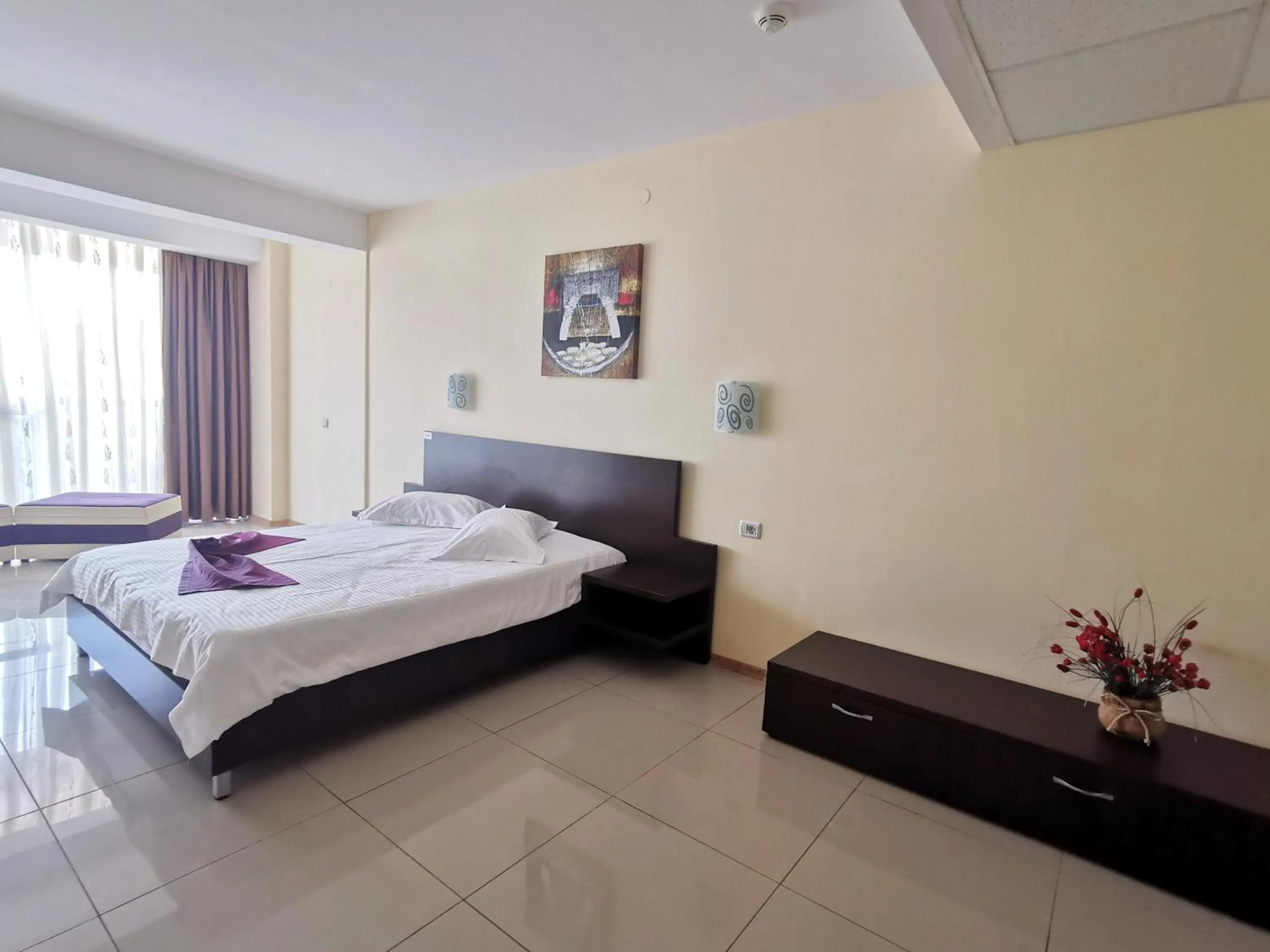 Bed in Hotel Fortuna