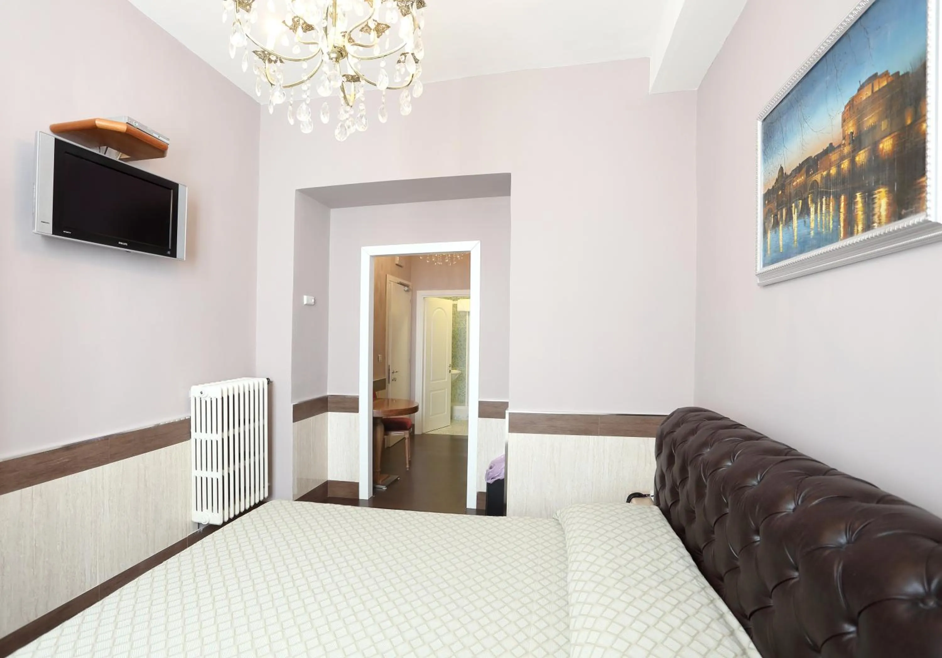 Bed in Hotel San Valentino