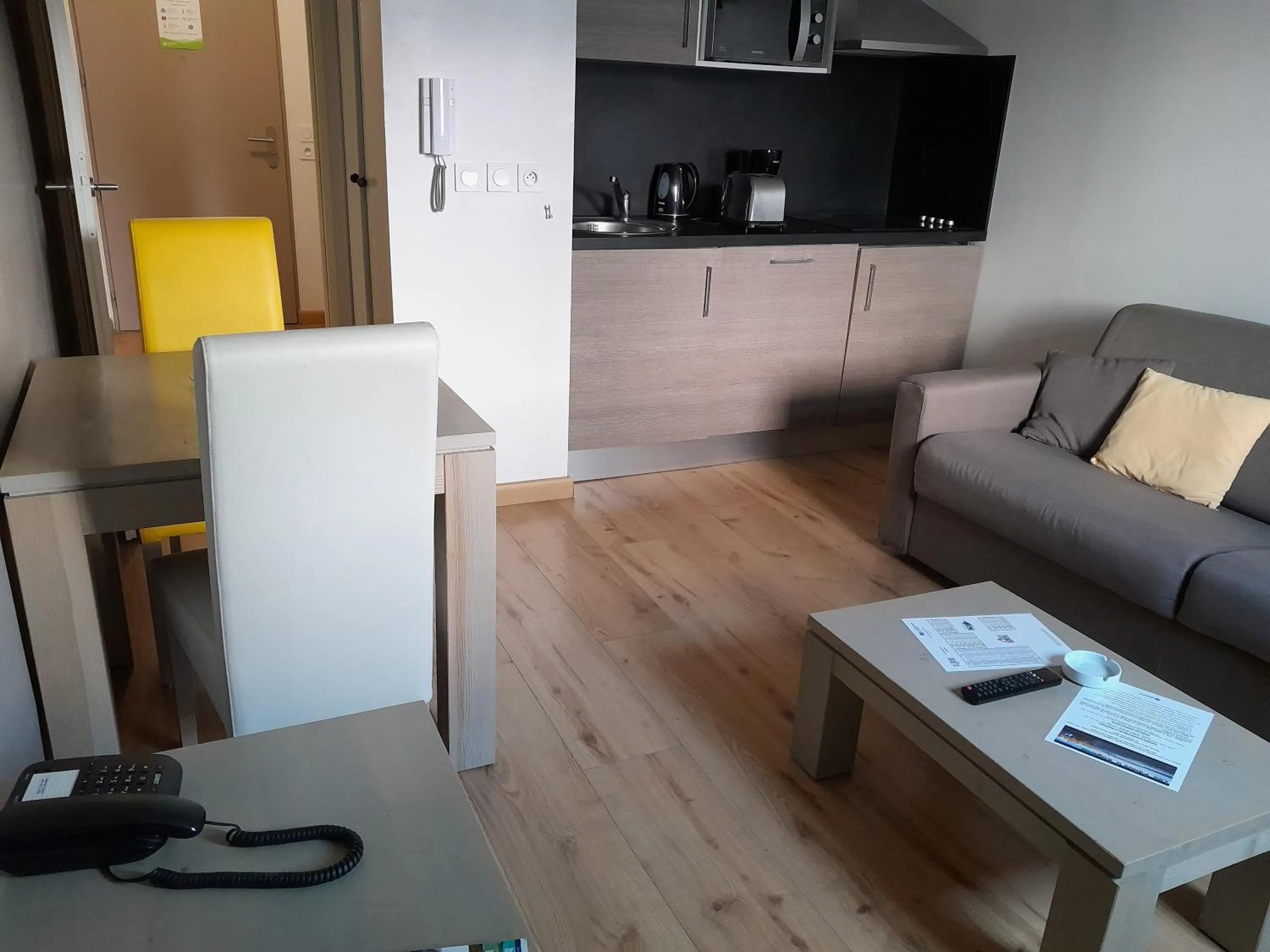 Seating area in Lagrange Vacances Les Patios Eugénie