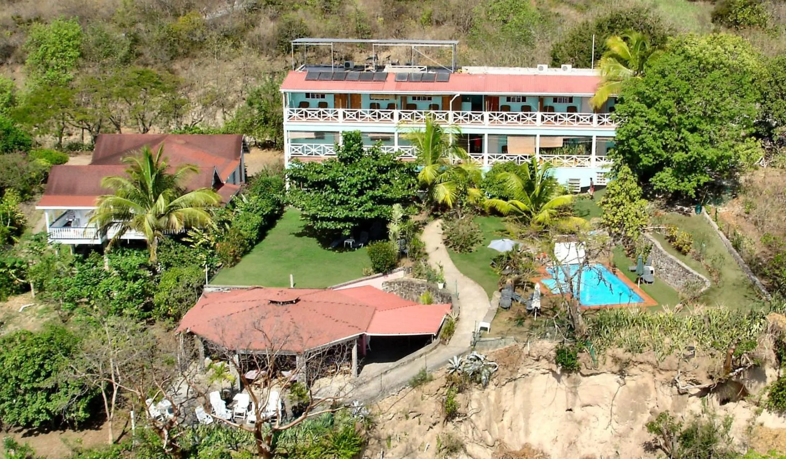 Bird's eye view in Tamarind Tree Hotel