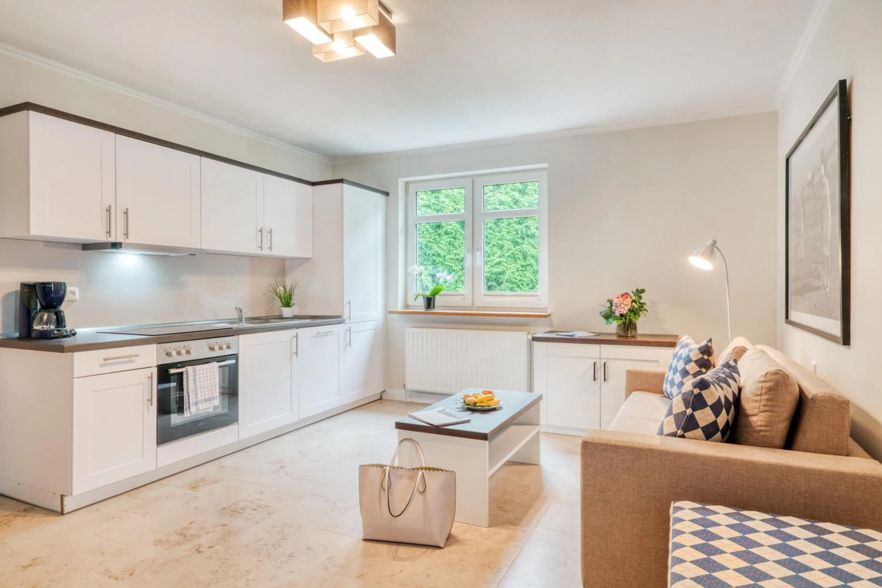 Kitchen or kitchenette in Strandgrün Golf- & Spa Resort