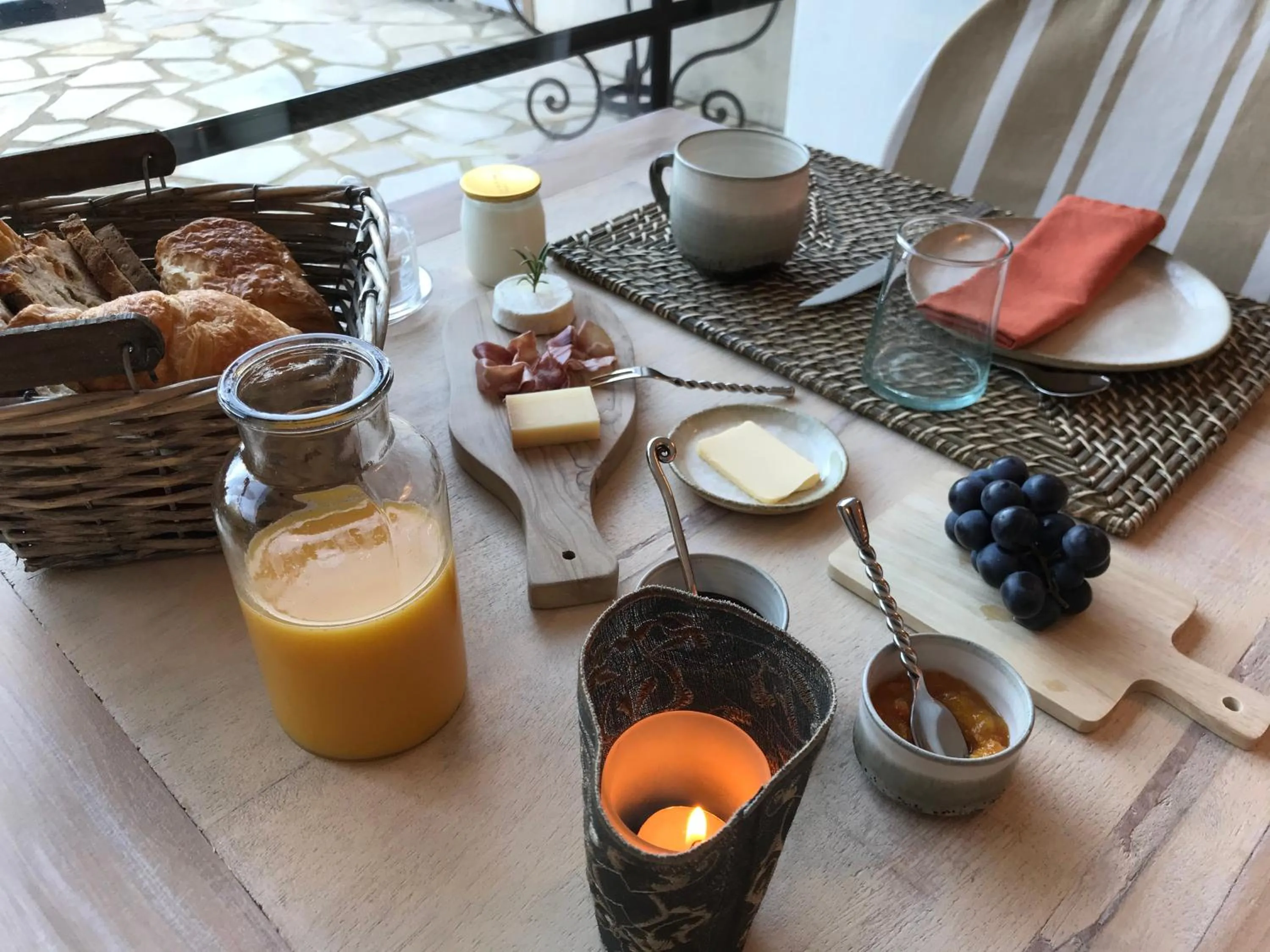 Garden view in Bastide Nomade - guest house
