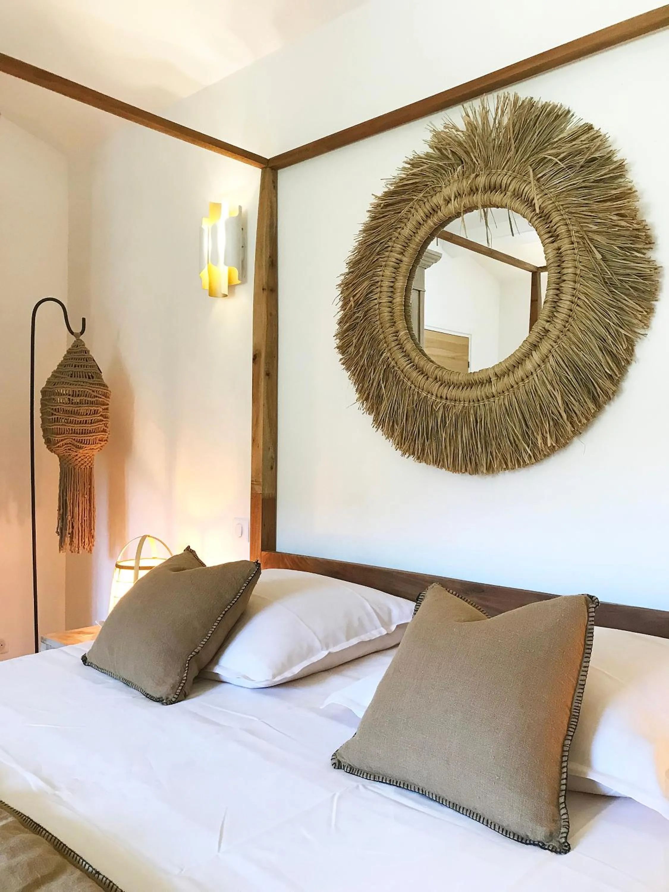 Bed in Bastide Nomade - guest house