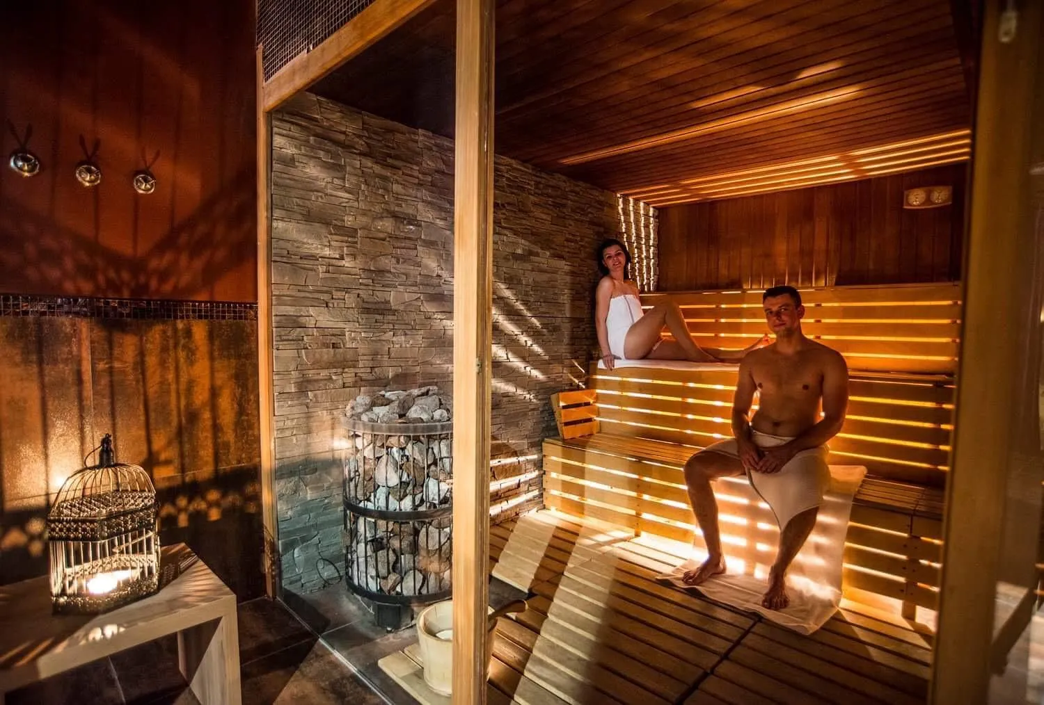 Sauna in Hotel Bonifacio SPA&SPORT Resort