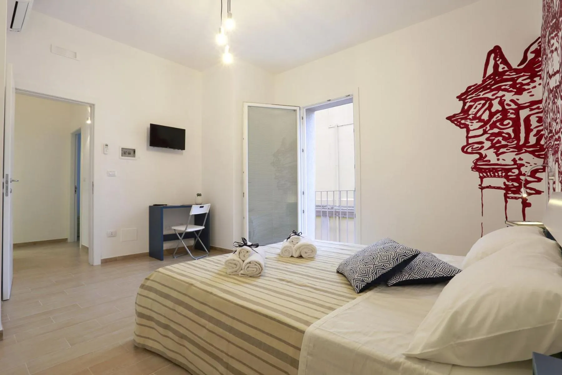 Photo of the whole room, Bed in B&B EVO Nardò