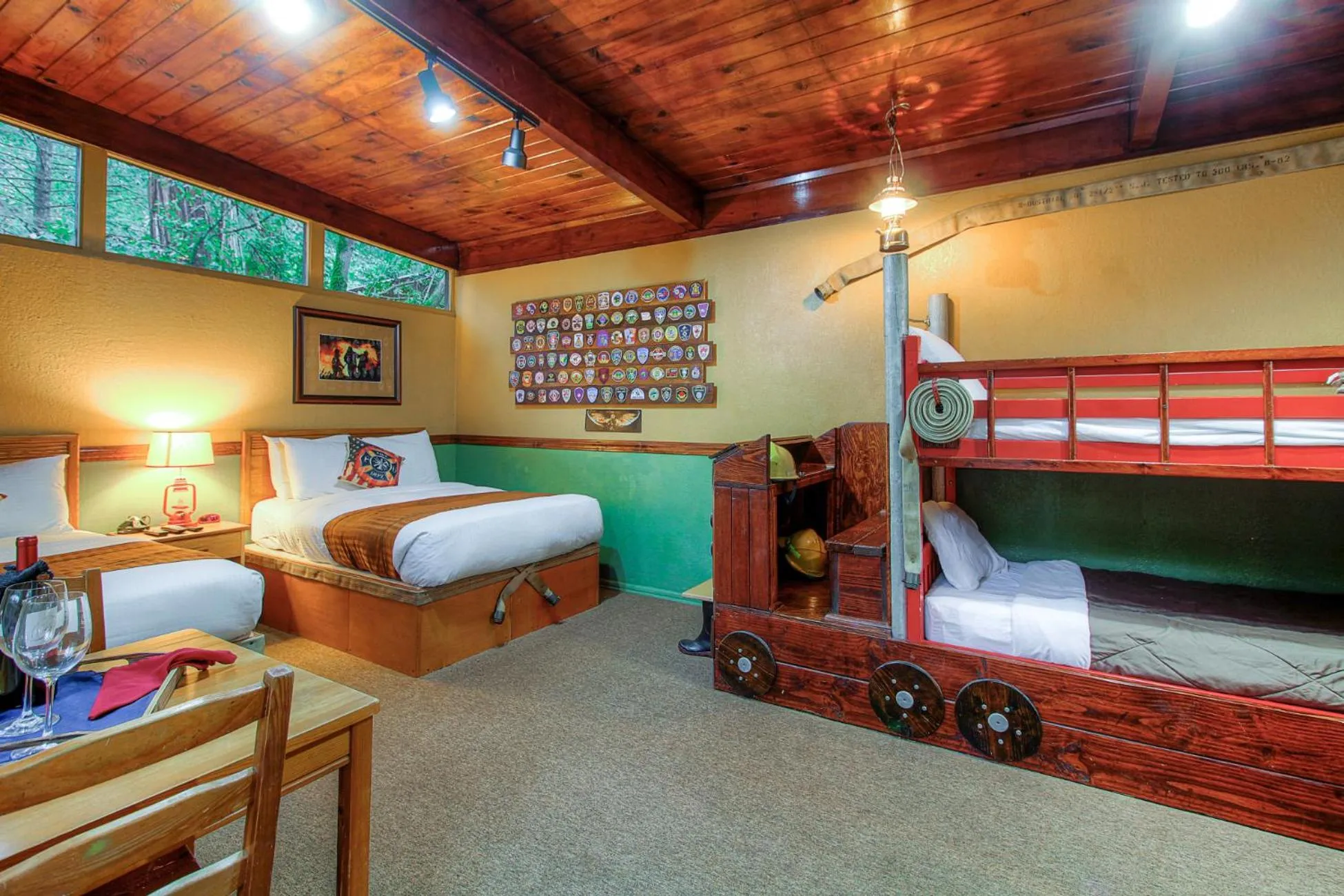 Bed in Redwoods River Resort & Campground