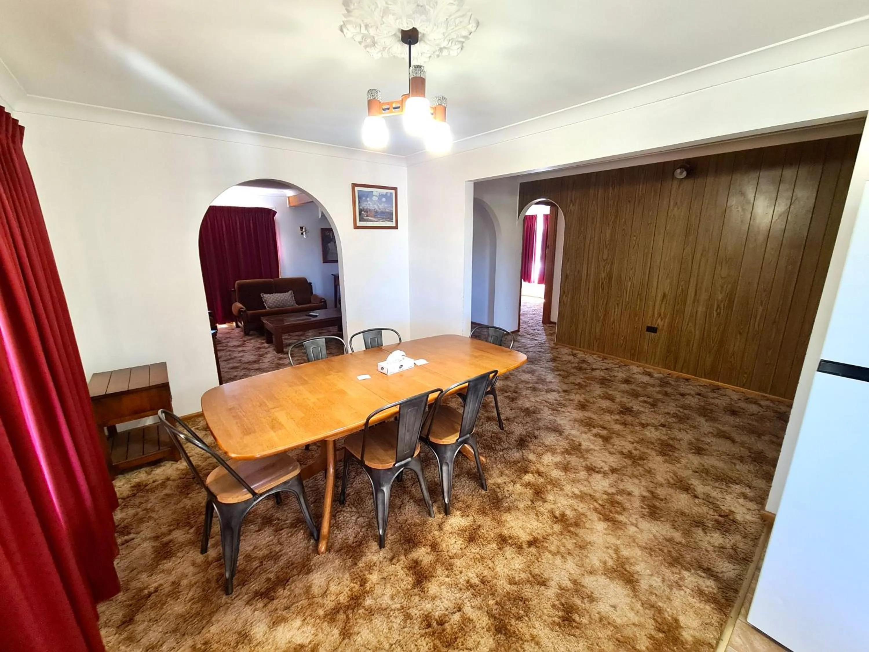 Dining area in Bridge Motel Wellington