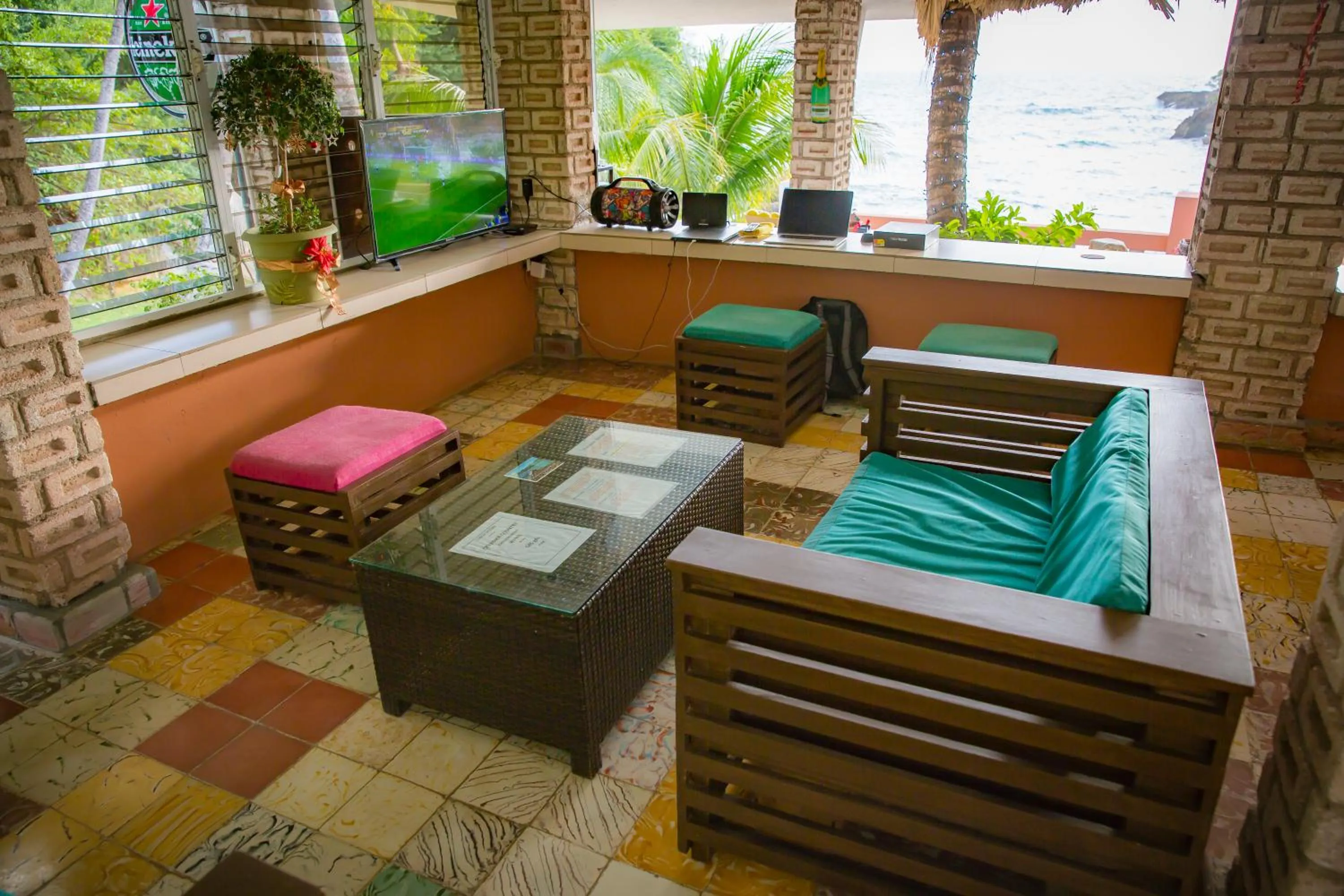 Living room in Hotel Restaurant Cyvadier Plage