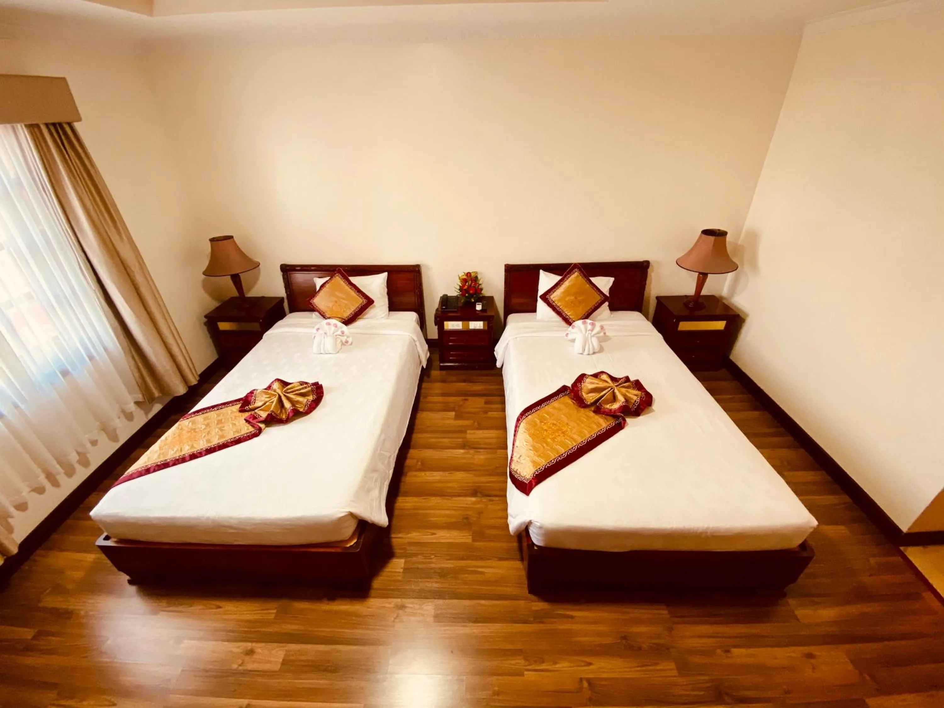 Bed in NINH KIEU 2 HOTEL