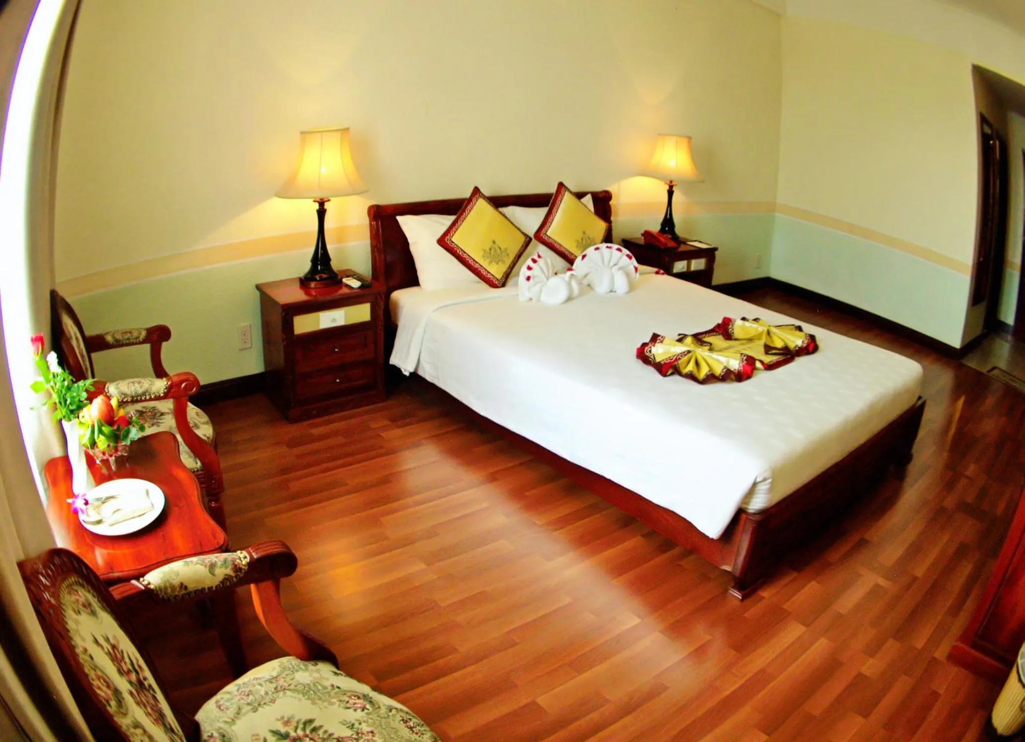Bed in NINH KIEU 2 HOTEL