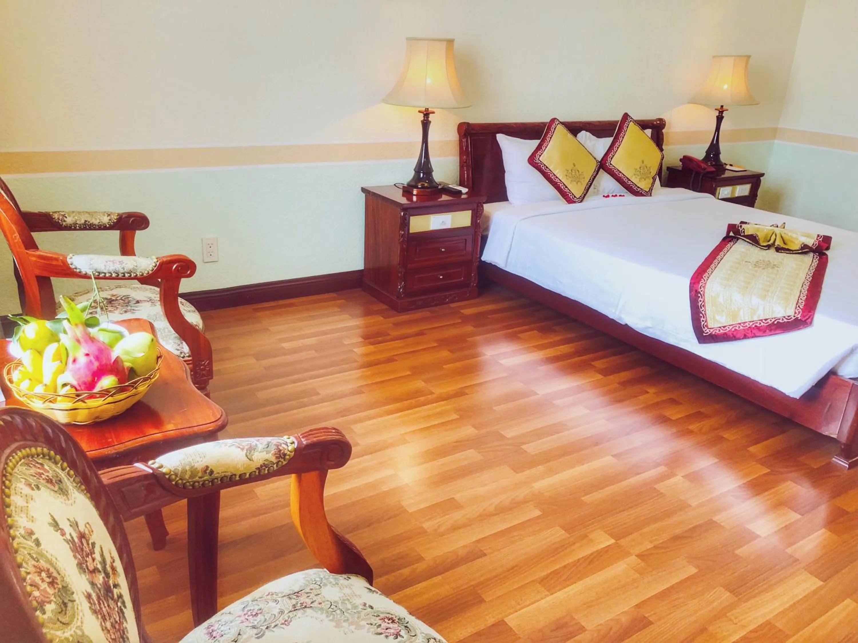 Bed in NINH KIEU 2 HOTEL