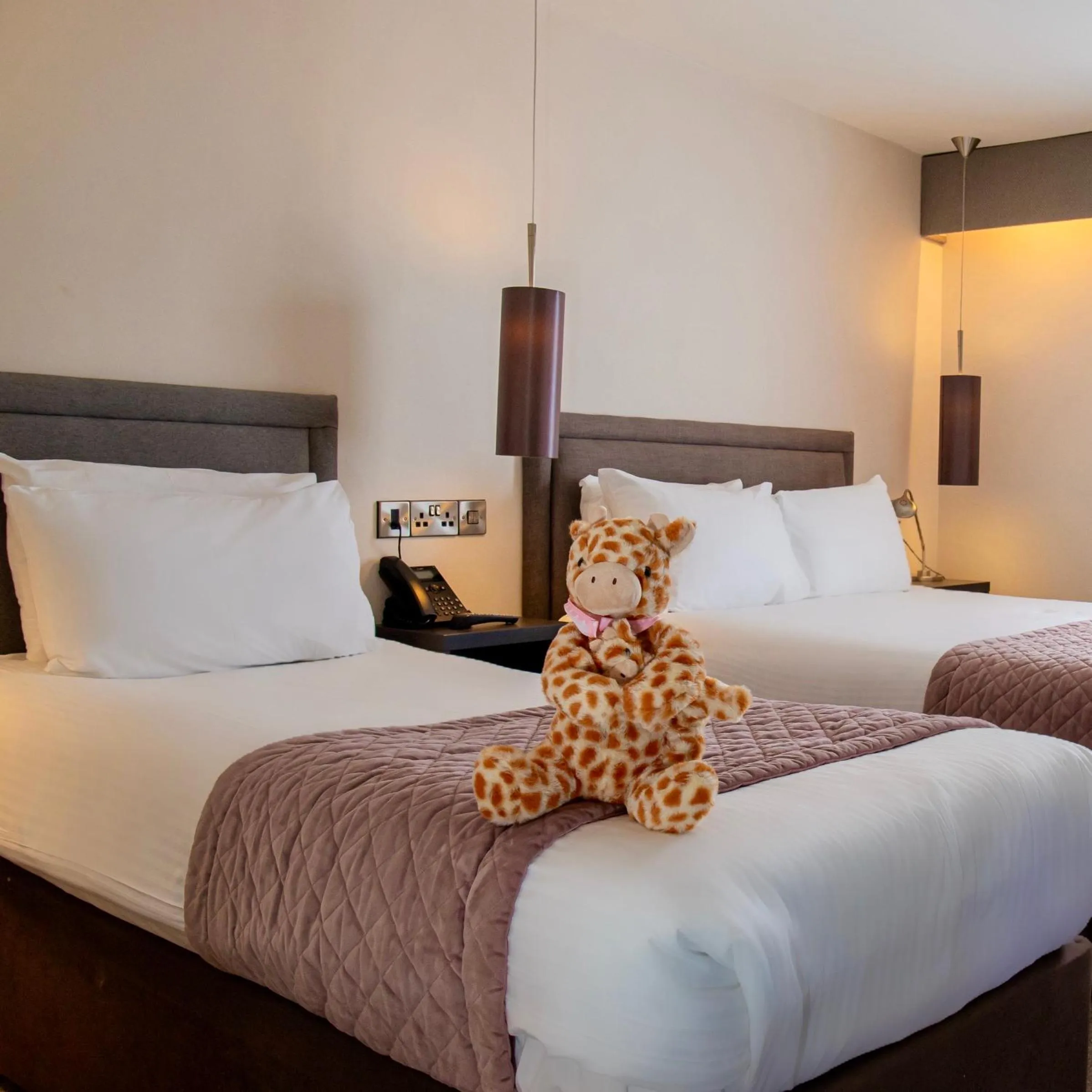 Bedroom, Bed in The Enniskillen Hotel and Motel