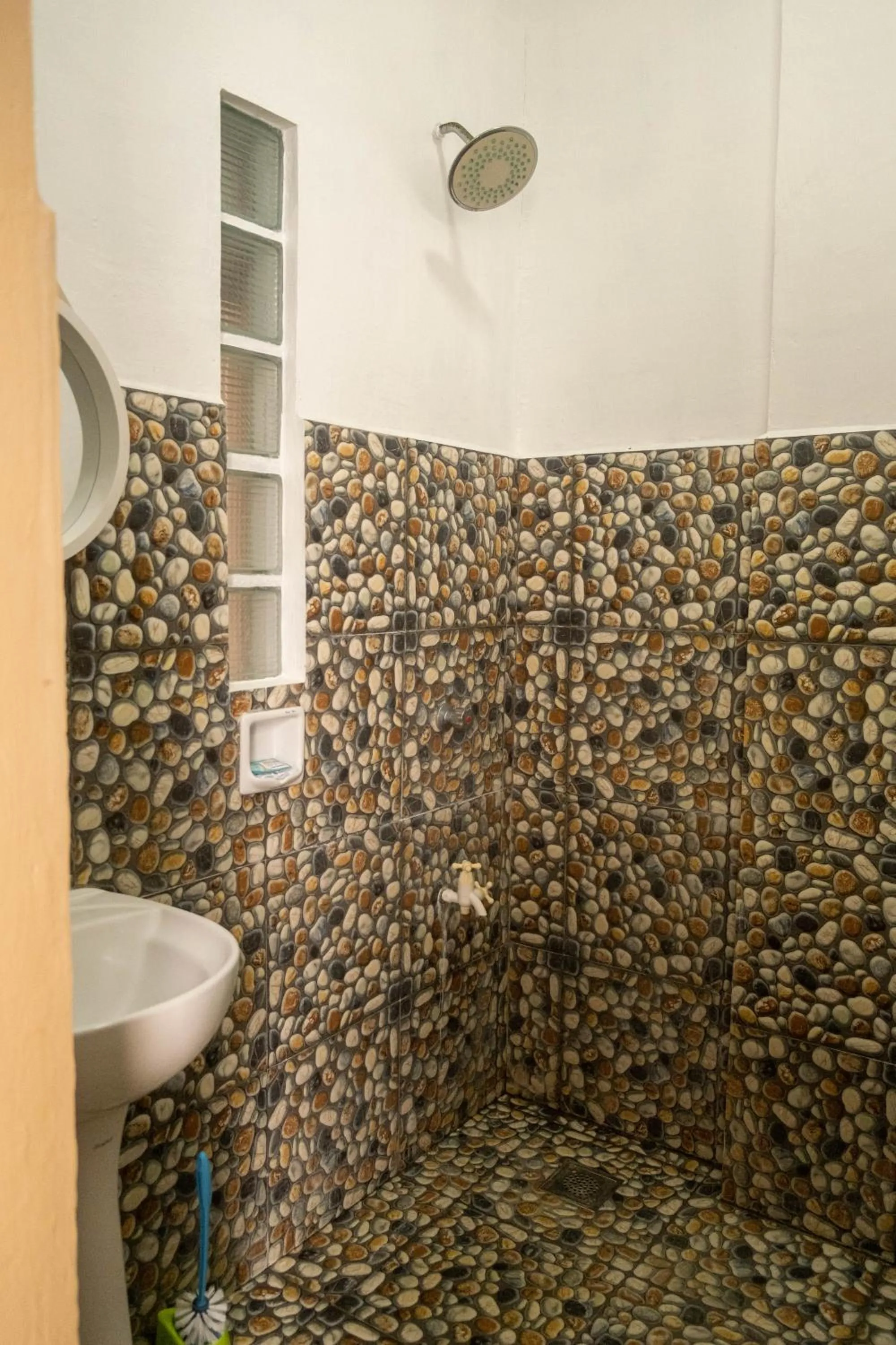 Shower in Oceanfront Beach Resort