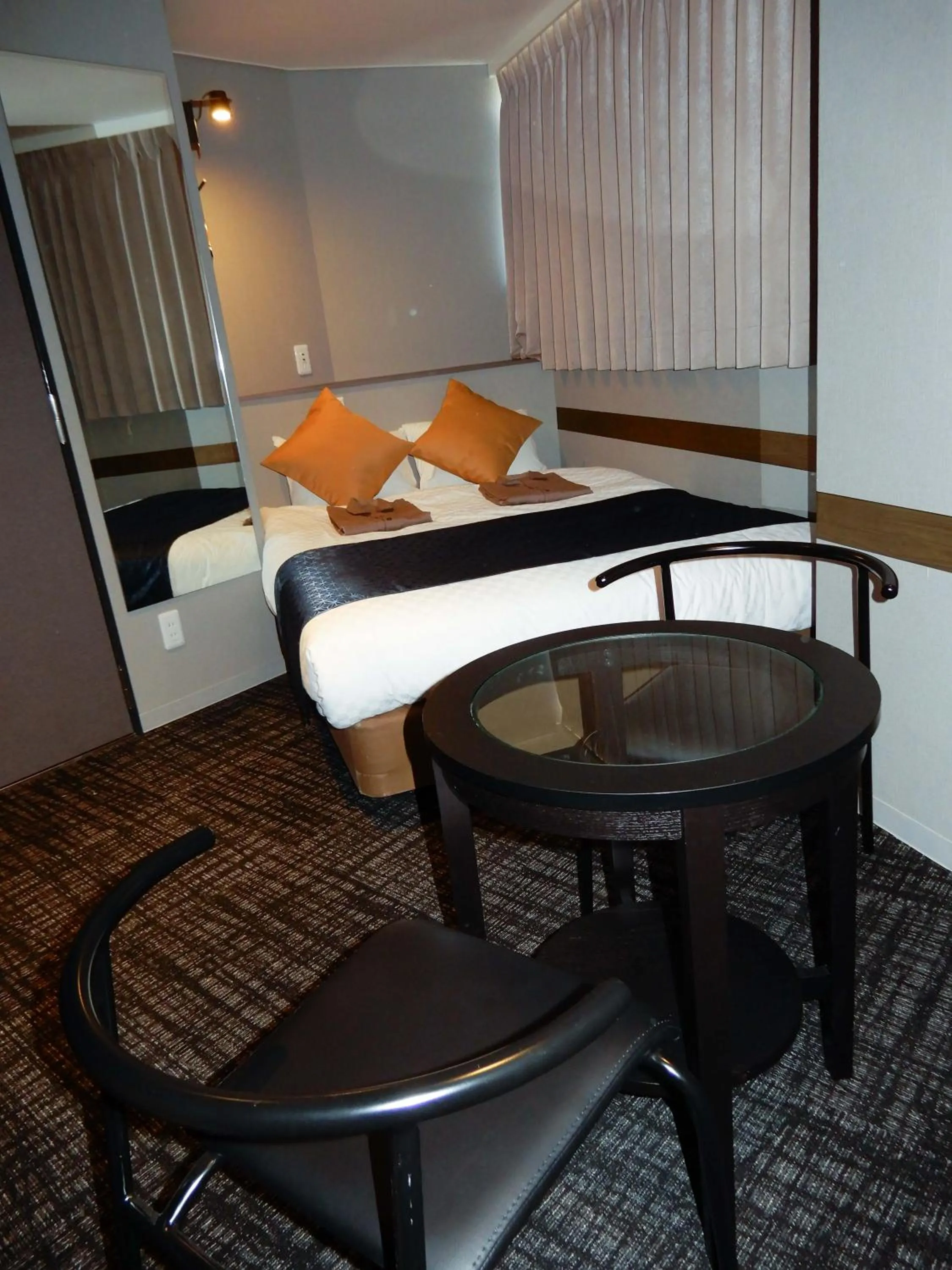 Seating area, Bed in Hotel S-Presso North