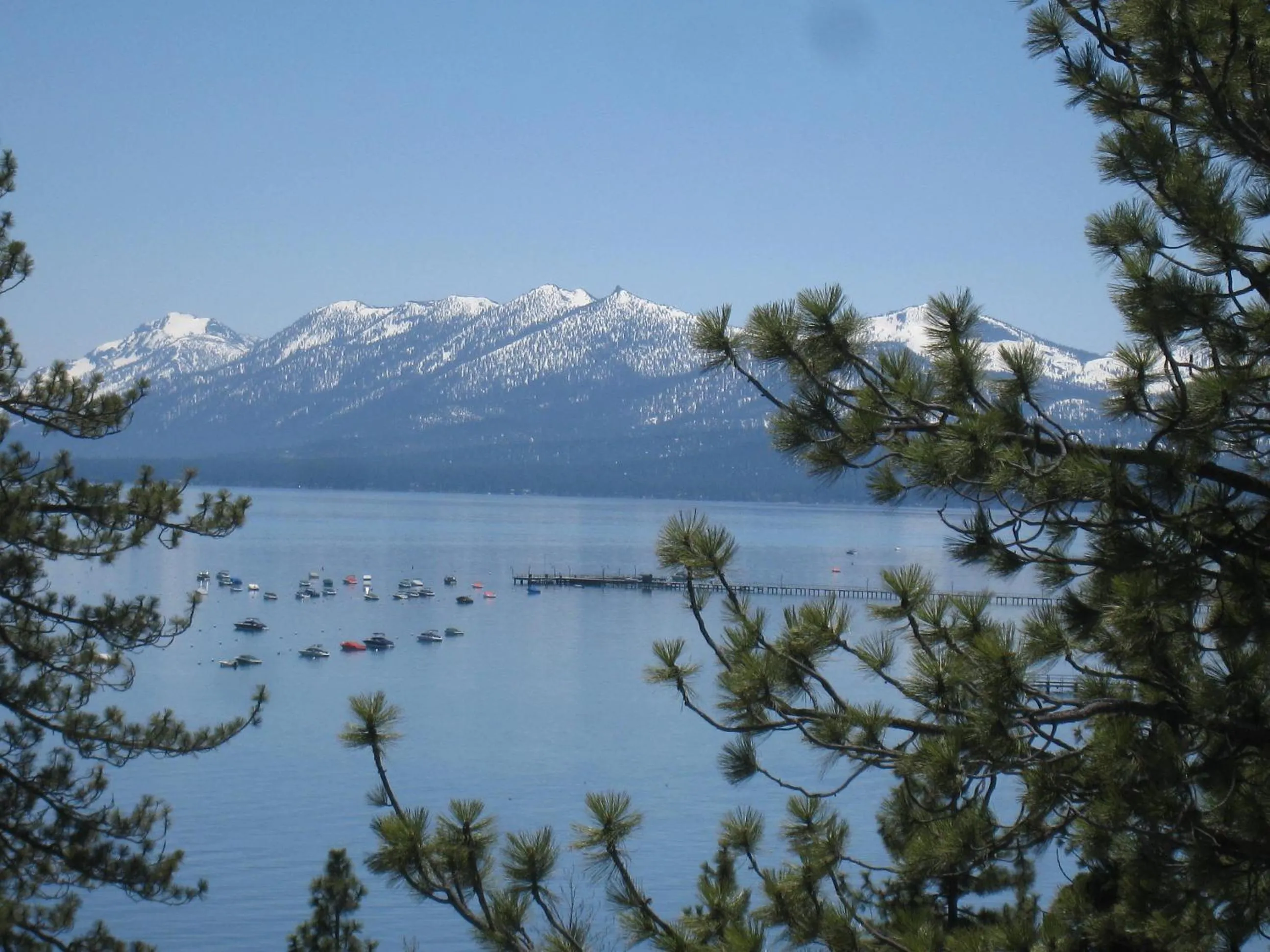 Lake view in Pepper Tree Inn Tahoe City