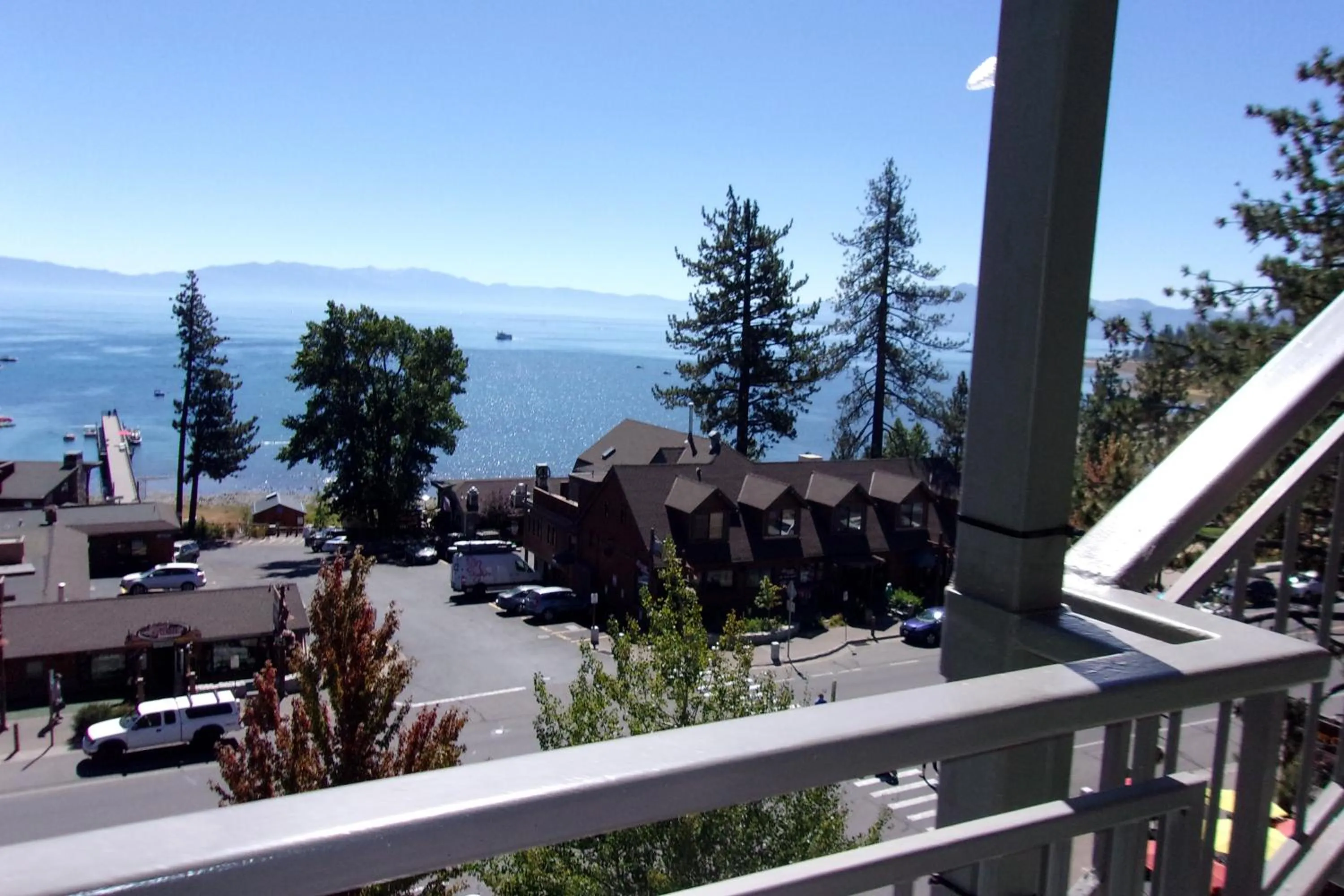 Lake view in Pepper Tree Inn Tahoe City
