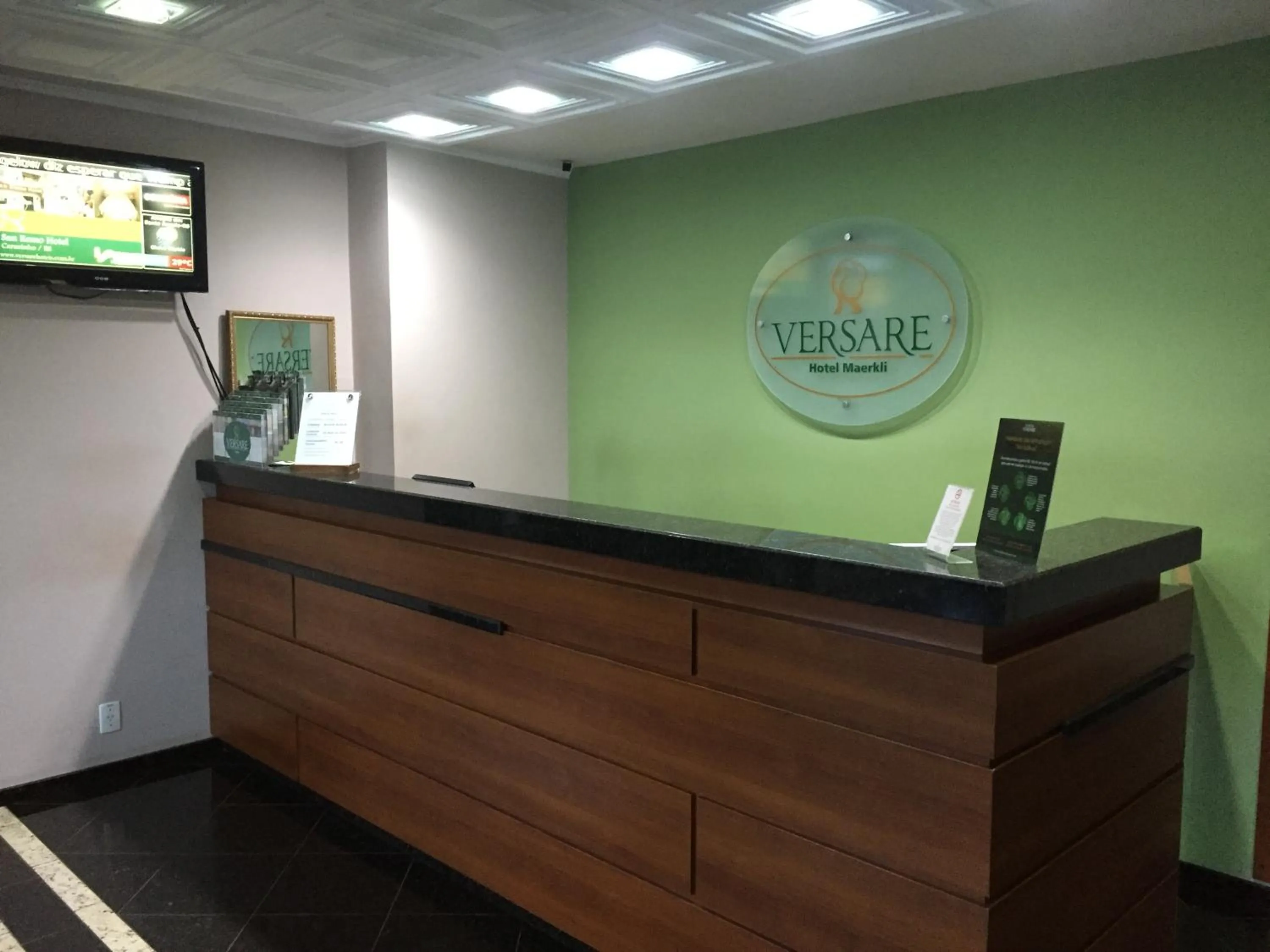 Lobby or reception in Hotel Maerkli