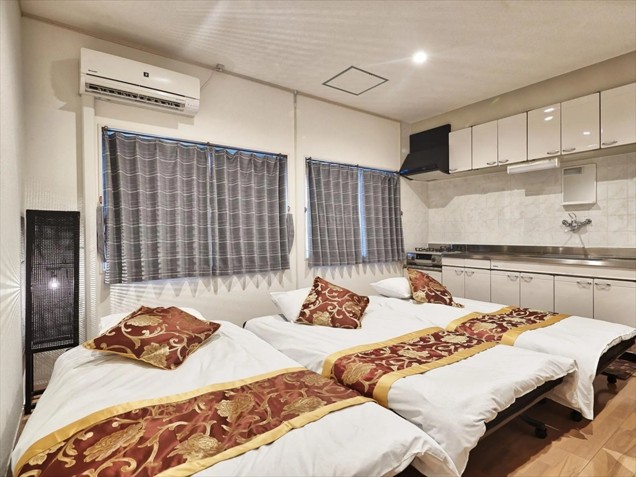 Bed in Okinawa City Hotel