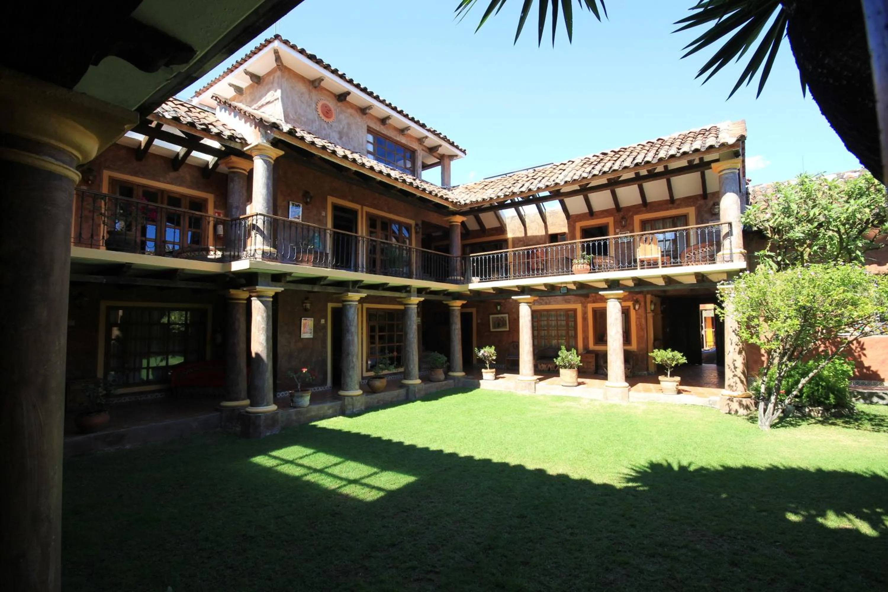 Natural landscape in Hotel Casa Mexicana