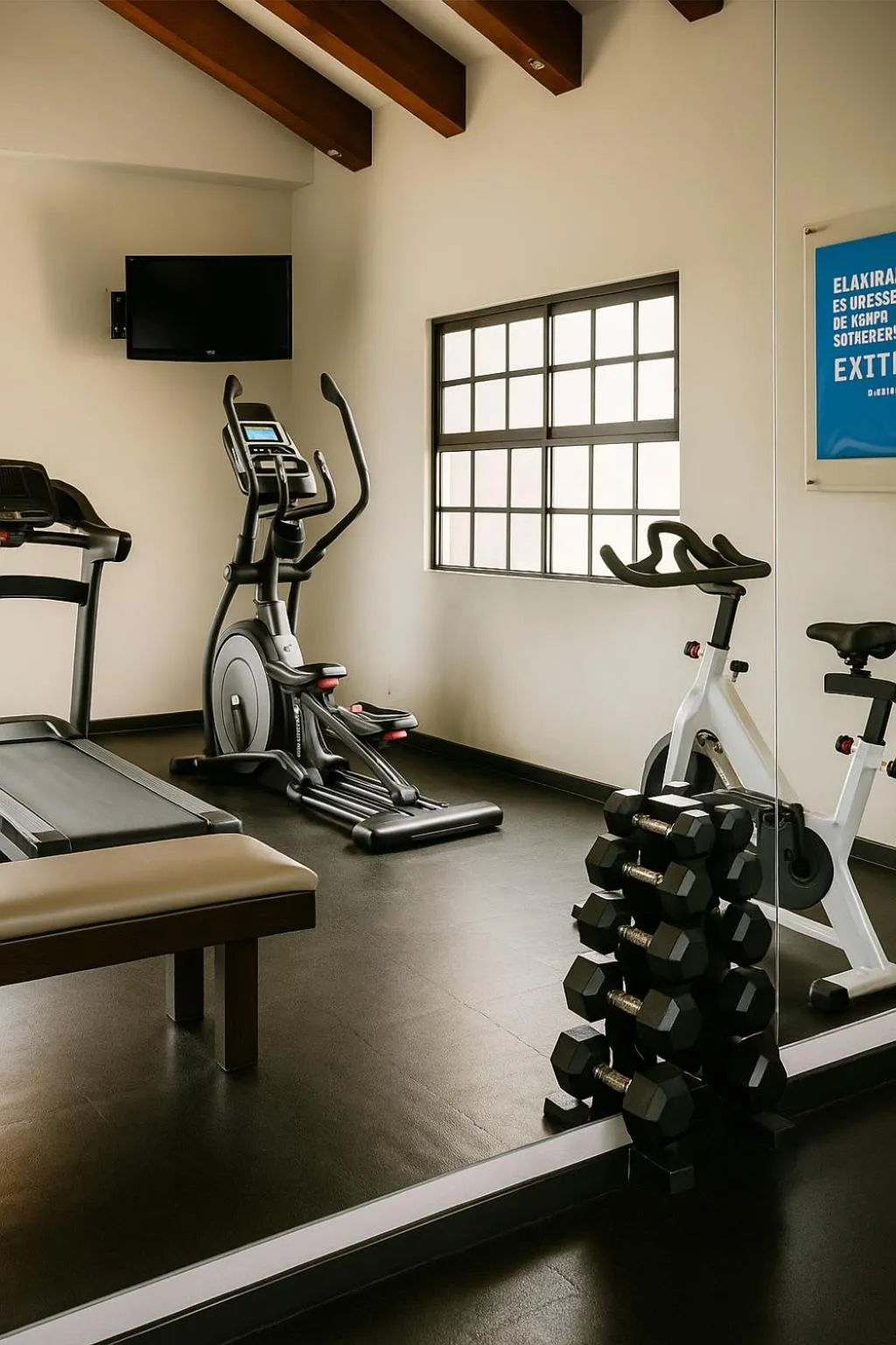 Fitness centre/facilities in Quinta Dorada Hotel & Suites