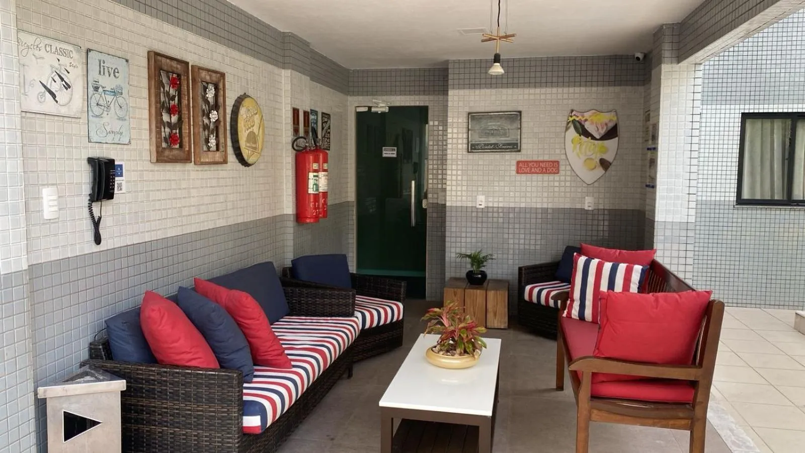 Seating area in Camaçari Plaza Hotel