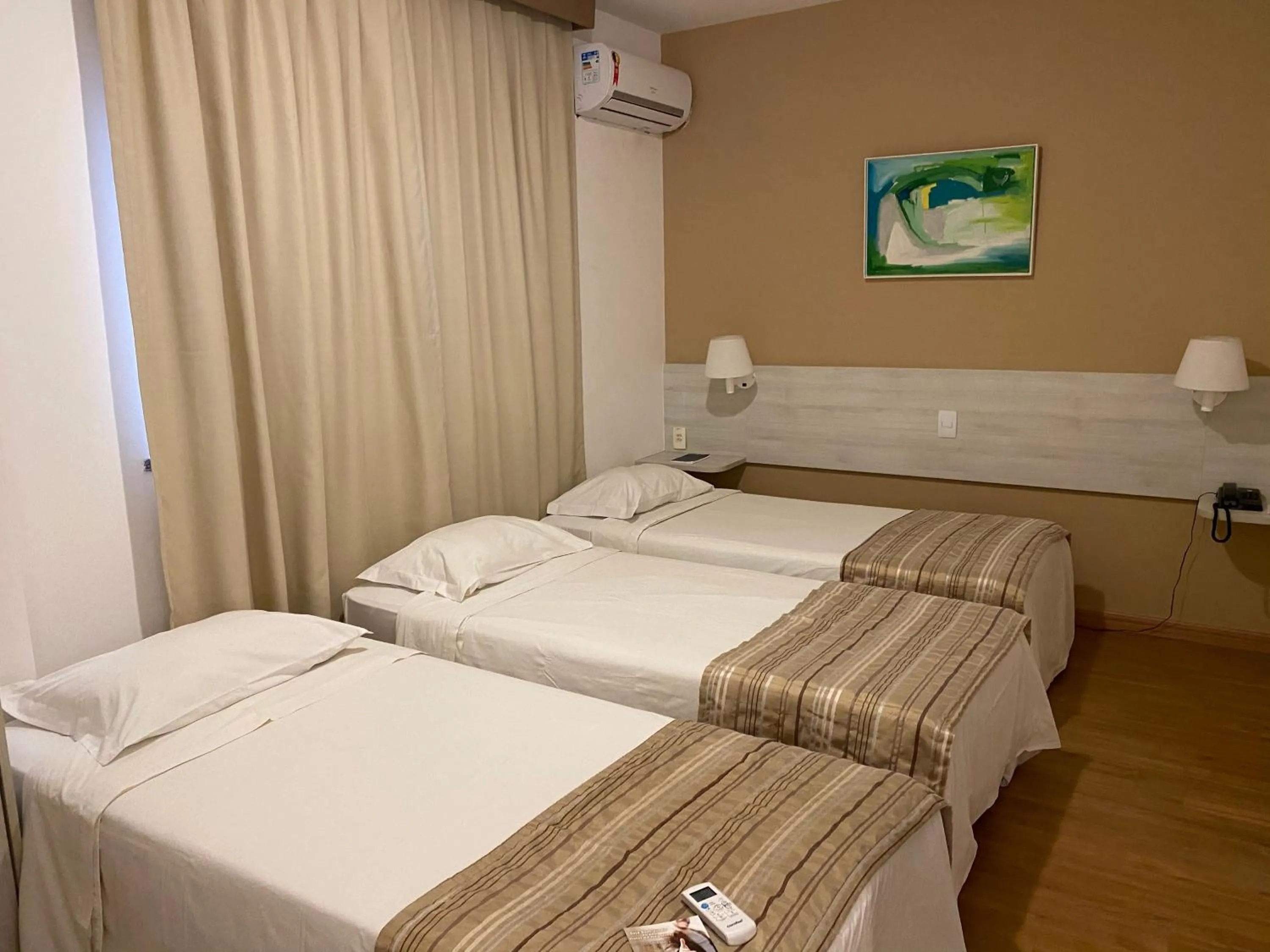 Bed in Camaçari Plaza Hotel